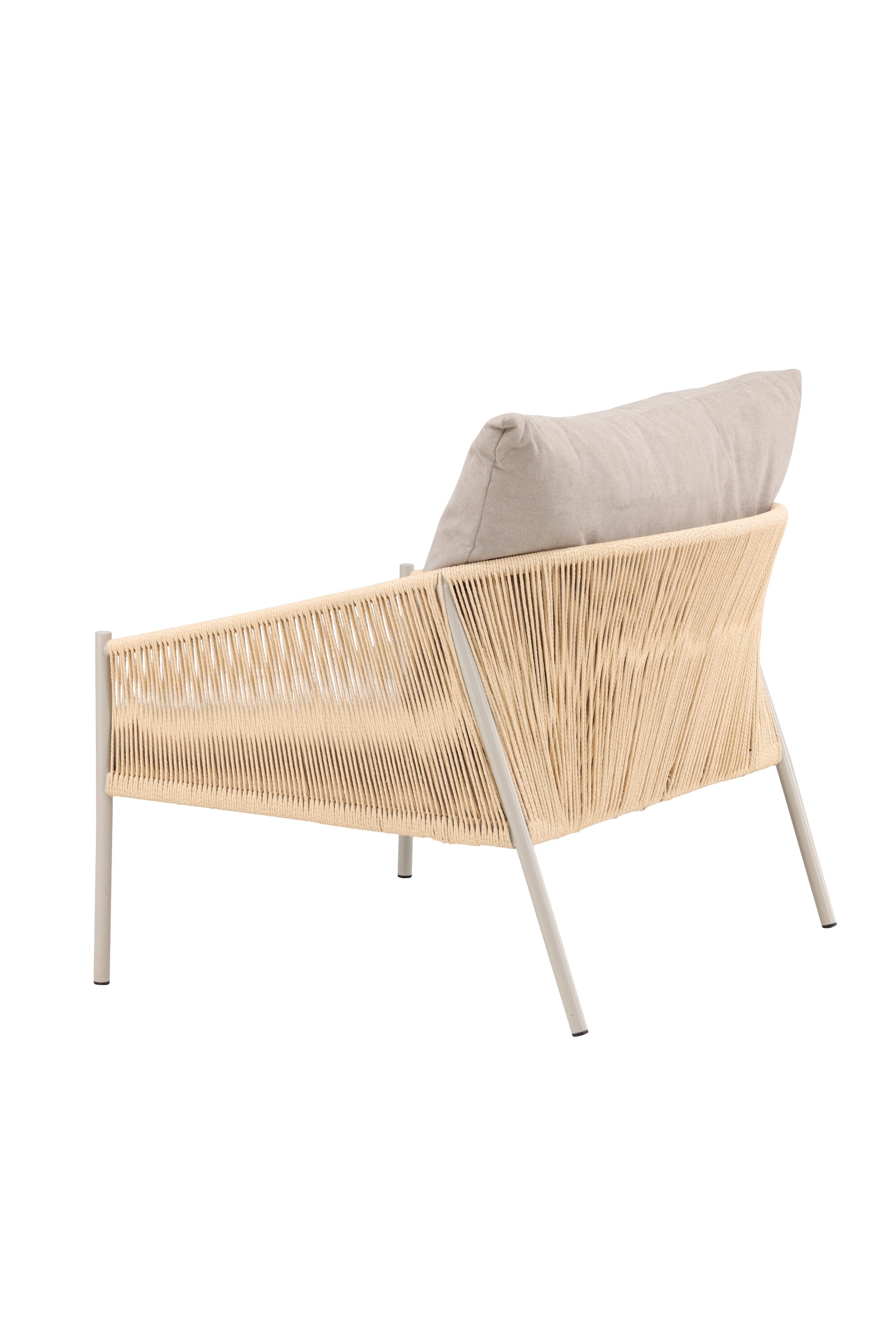 Louie Sessel in Beige präsentiert im Onlineshop von KAQTU Design AG. Sessel mit Armlehnen ist von Vind