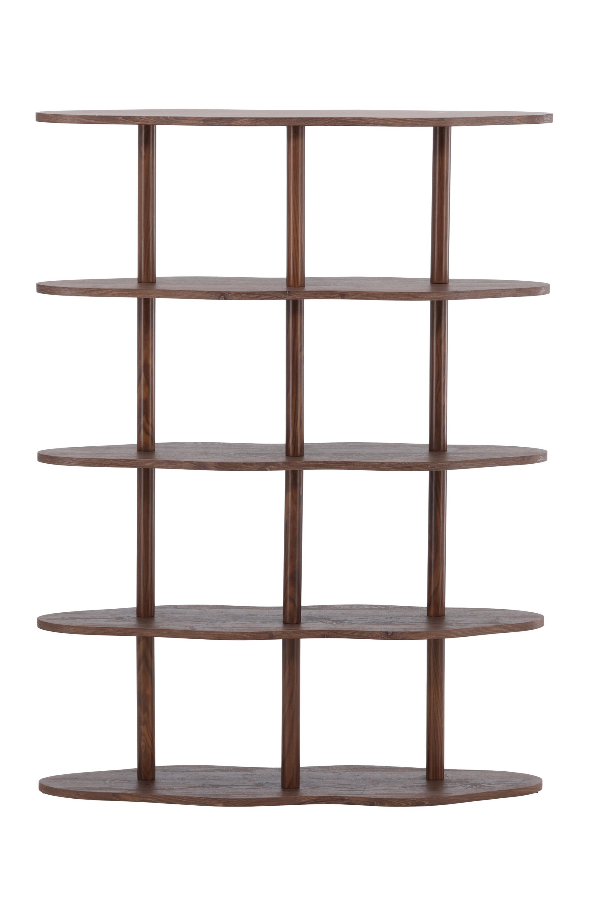 Elegantes Moln Standregal in Mokka von Vind, ideal zur stilvollen Aufbewahrung und Präsentation von Büchern und Wohnaccessoires.
