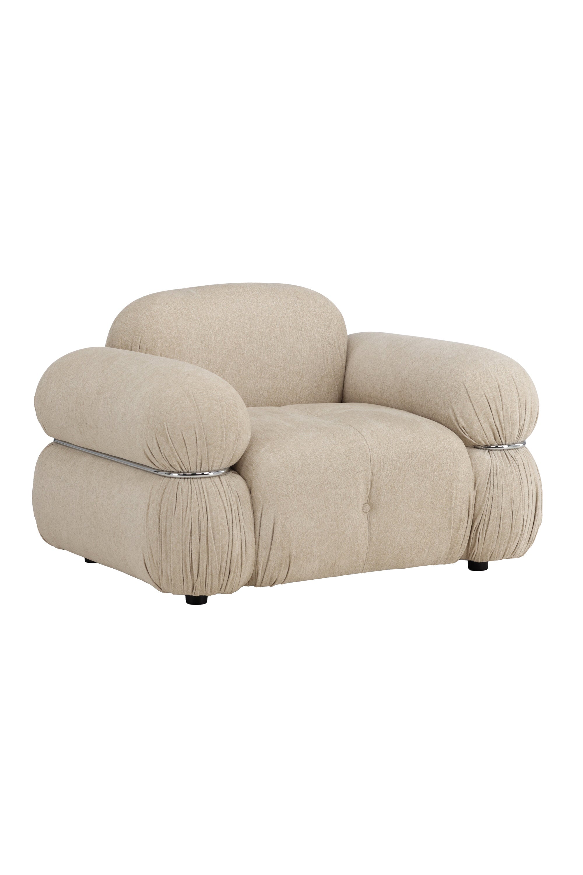 Mika Loungestuhl in Beige präsentiert im Onlineshop von KAQTU Design AG. Outdoor-Sessel ist von Venture Home