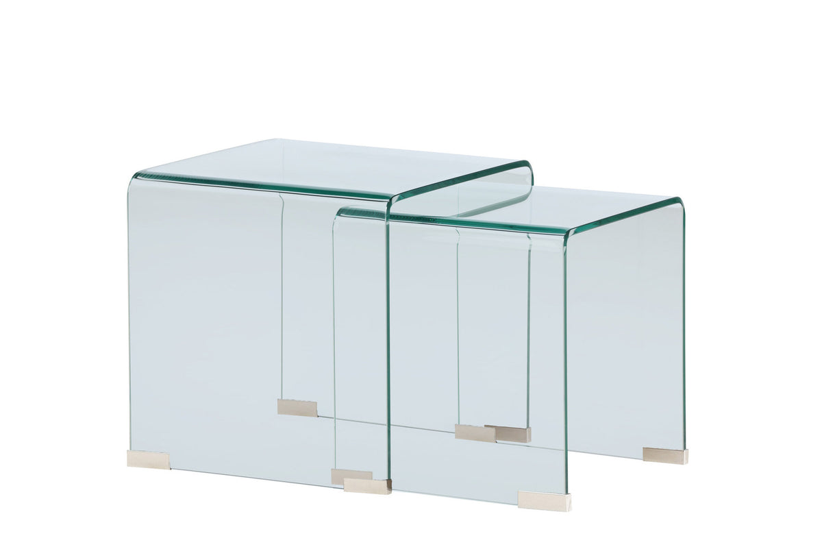 Telemark Beistelltisch in Transparent präsentiert im Onlineshop von KAQTU Design AG. Couchtisch ist von Venture Home