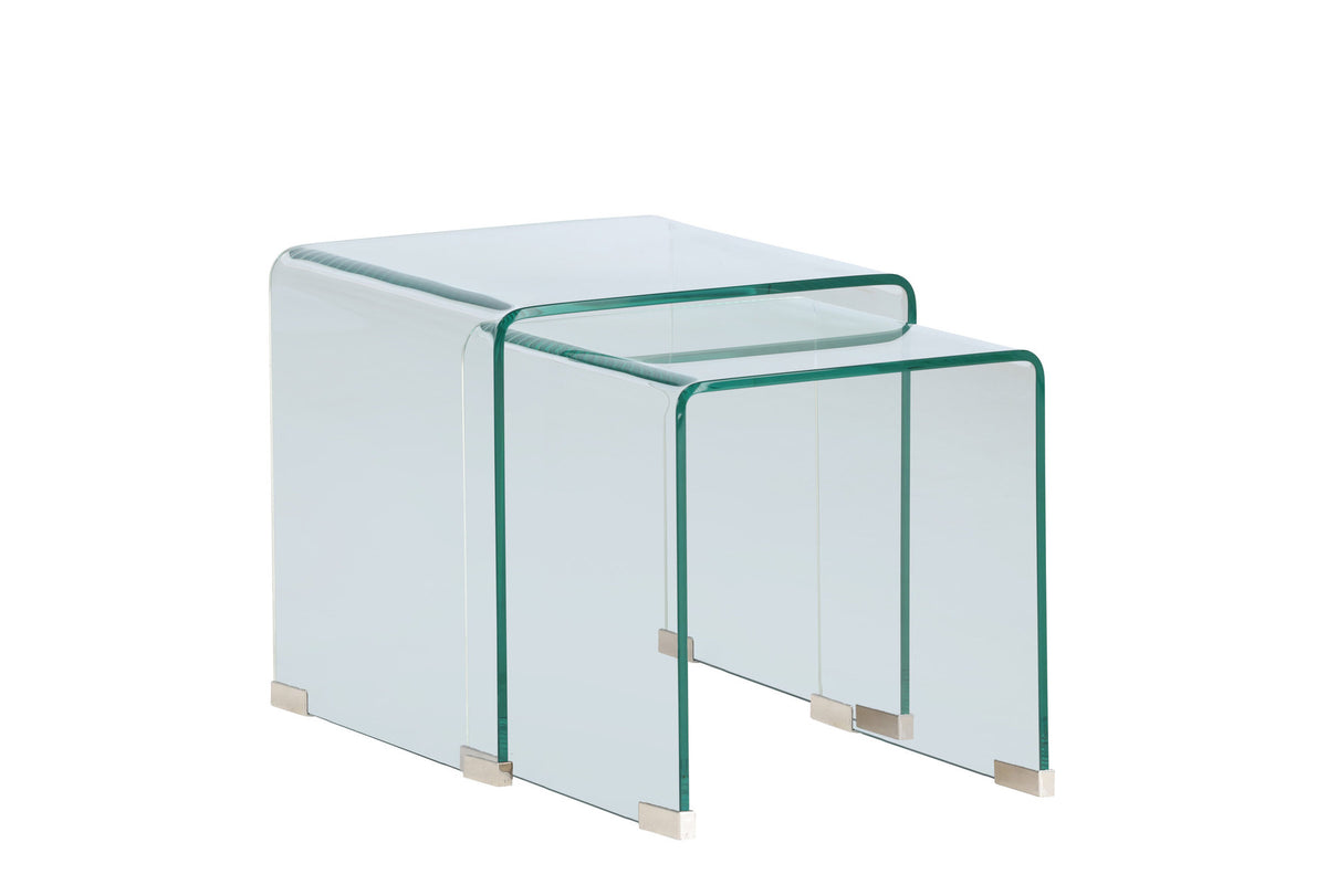 Telemark Beistelltisch in Transparent präsentiert im Onlineshop von KAQTU Design AG. Couchtisch ist von Venture Home