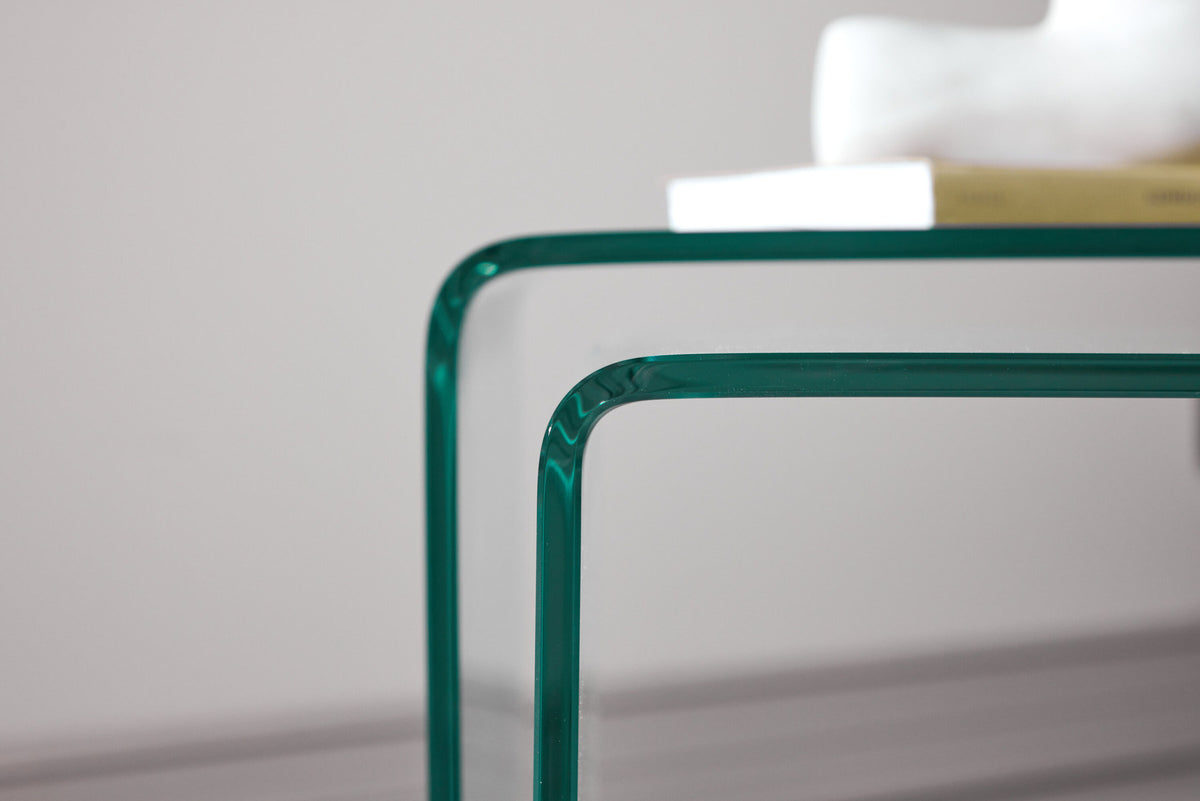 Telemark Beistelltisch in Transparent präsentiert im Onlineshop von KAQTU Design AG. Couchtisch ist von Venture Home