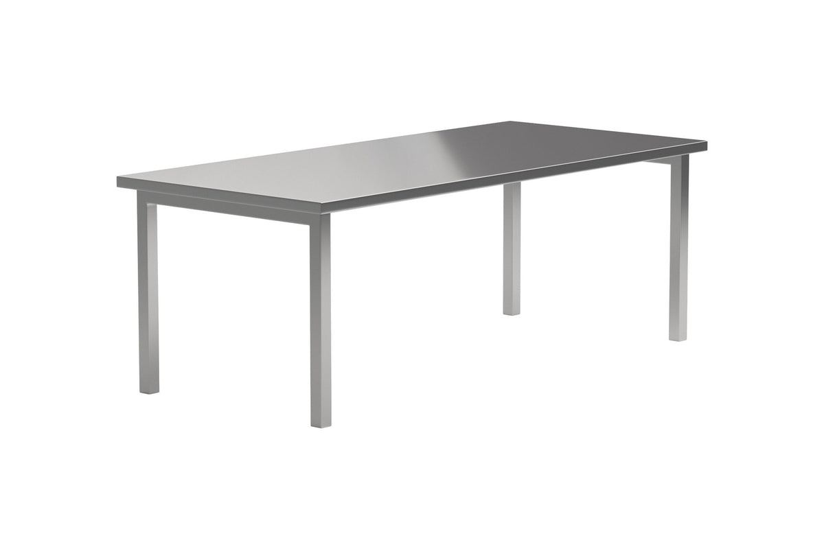 Cilo Rechteckiger Esstisch in Silber präsentiert im Onlineshop von KAQTU Design AG. Esstisch ist von Venture Home