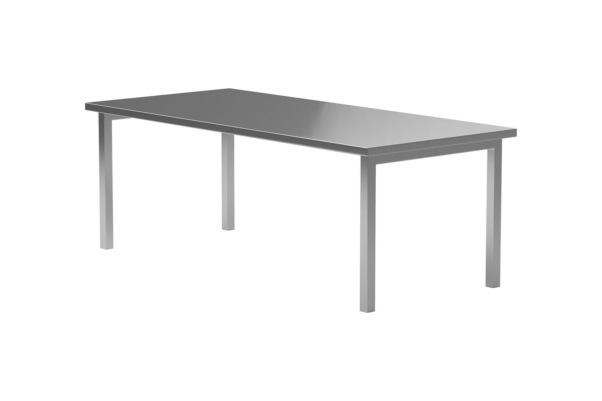 Cilo Rechteckiger Esstisch in Silber präsentiert im Onlineshop von KAQTU Design AG. Esstisch ist von Venture Home
