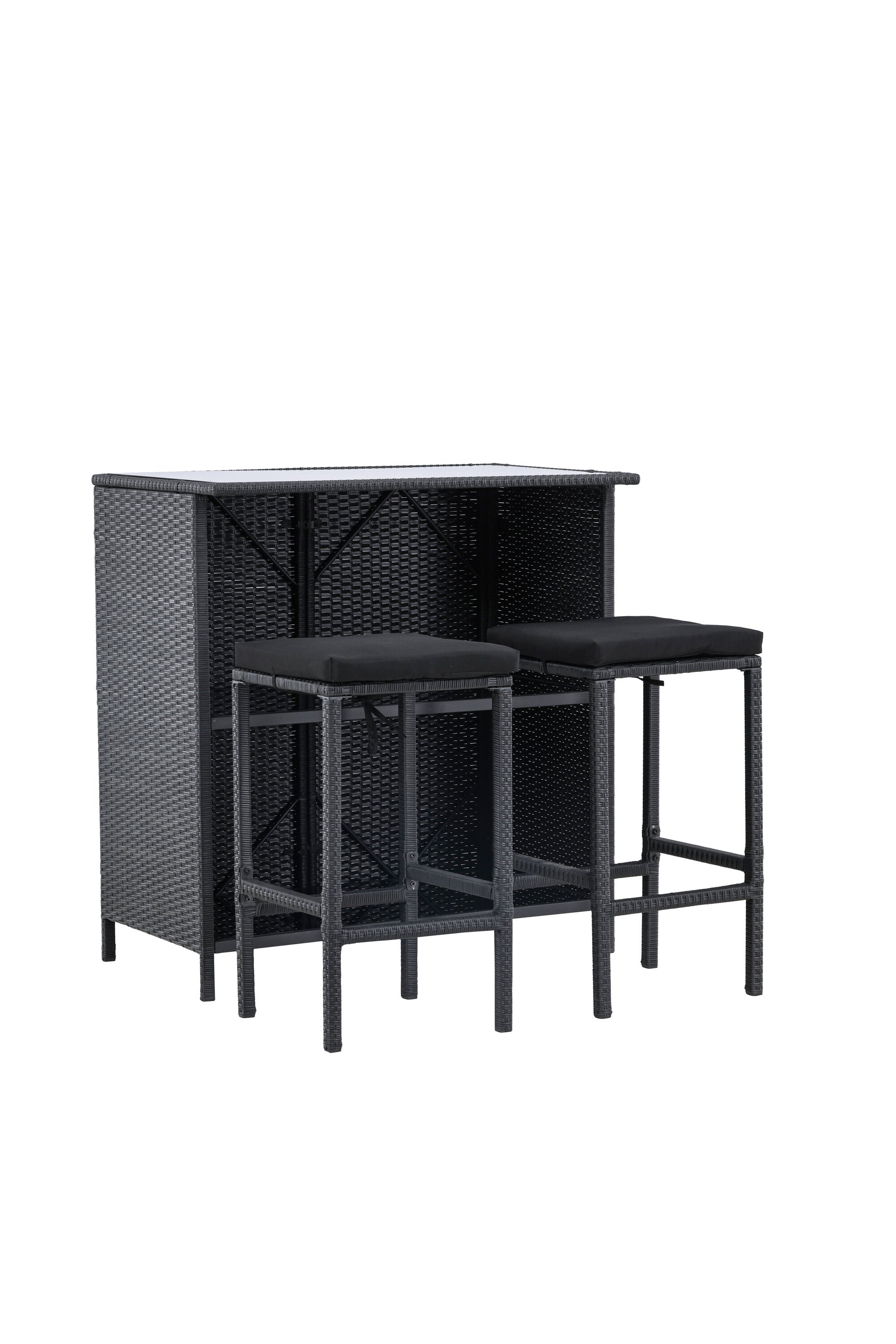 Knock Bar Set in Schwarz Schwarz präsentiert im Onlineshop von KAQTU Design AG. Loungeset ist von Venture Home