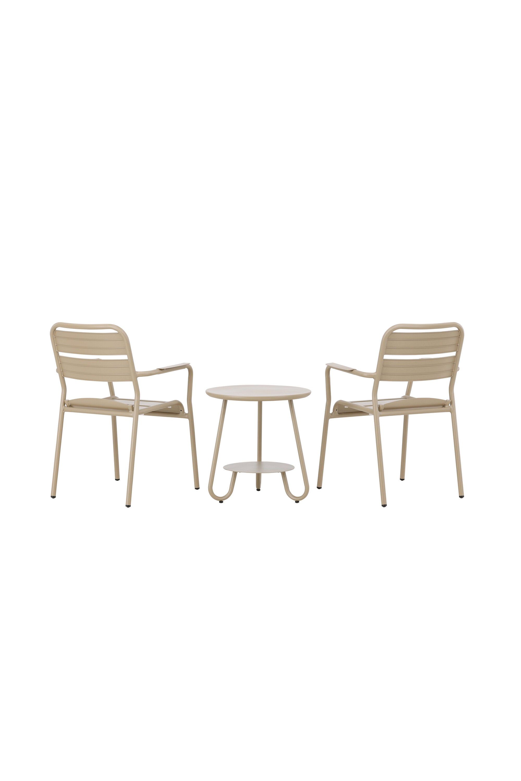 Faro Café Set in Beige/Beige präsentiert im Onlineshop von KAQTU Design AG. Gartentischset ist von Venture Home