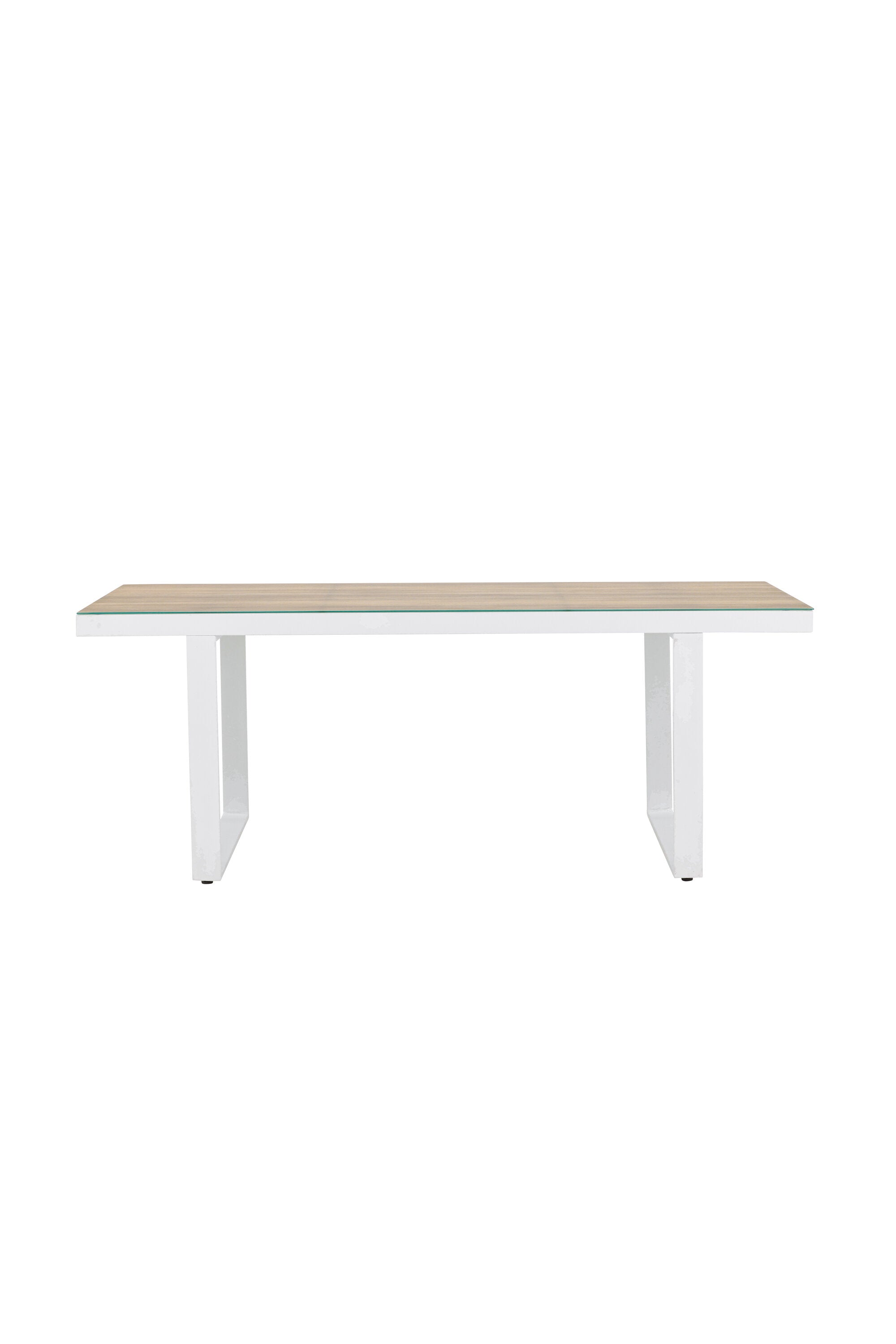 Merlo Gartentisch rechteckig in Weiss präsentiert im Onlineshop von KAQTU Design AG. Gartentisch ist von Venture Home