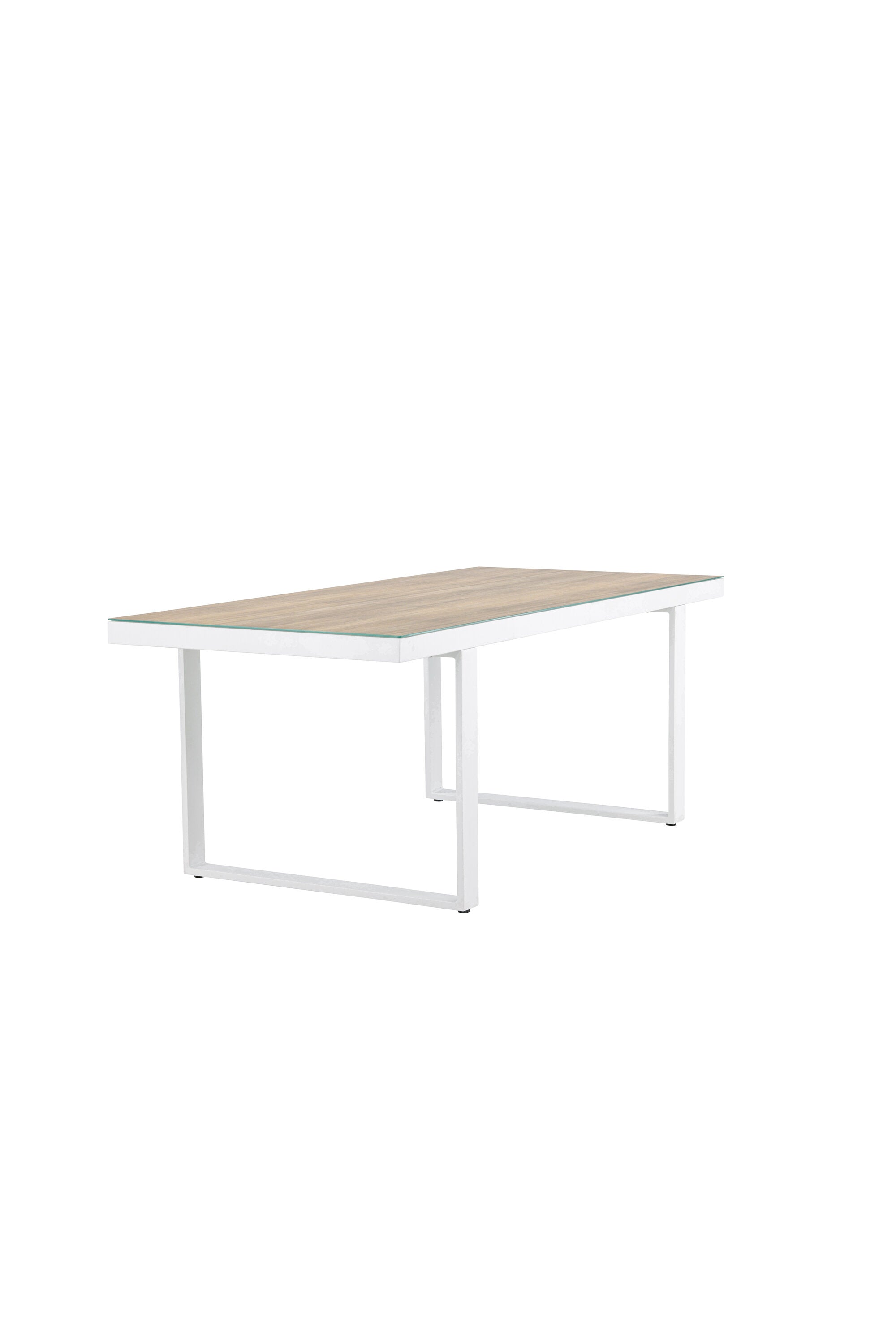 Merlo Gartentisch rechteckig in Weiss präsentiert im Onlineshop von KAQTU Design AG. Gartentisch ist von Venture Home