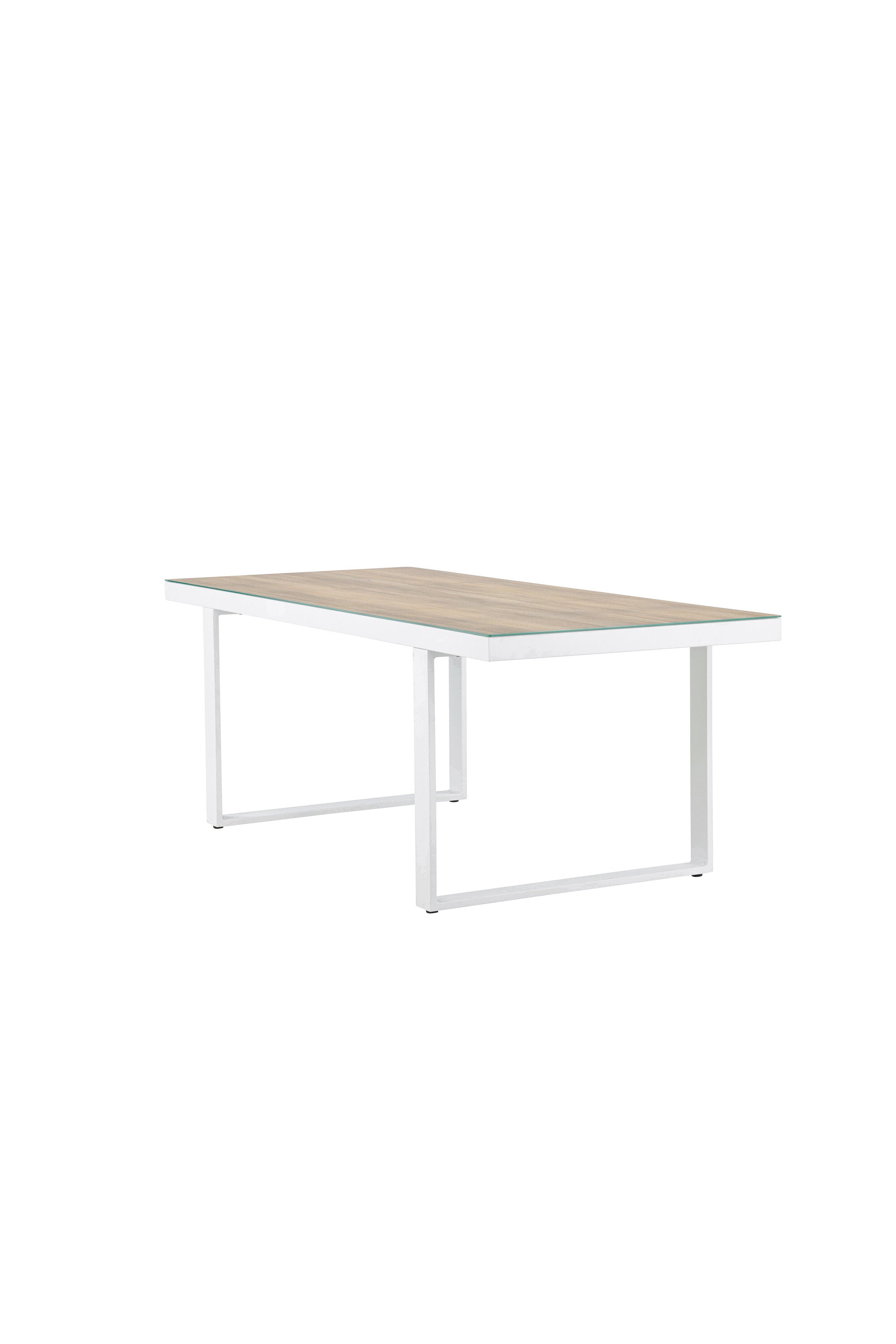 Merlo Gartentisch rechteckig in Weiss präsentiert im Onlineshop von KAQTU Design AG. Gartentisch ist von Venture Home