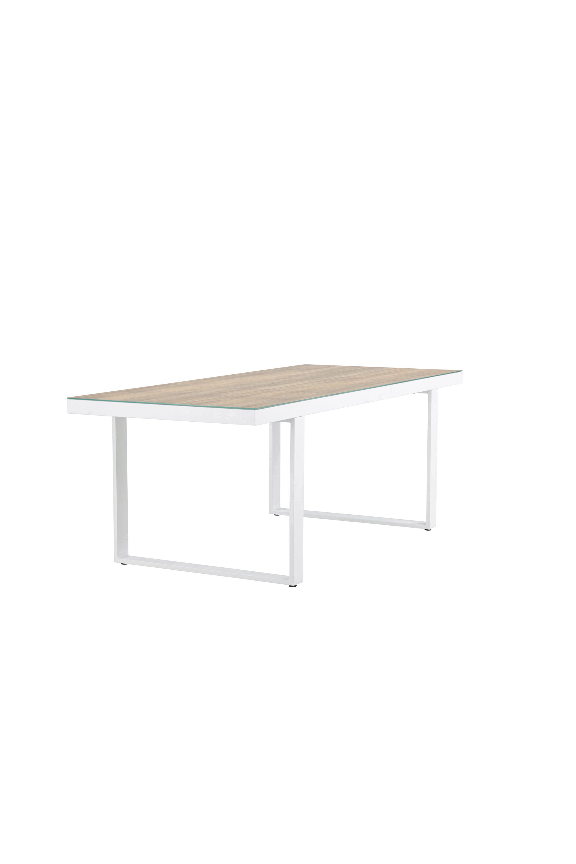 Merlo Gartentisch rechteckig in Weiss präsentiert im Onlineshop von KAQTU Design AG. Gartentisch ist von Venture Home