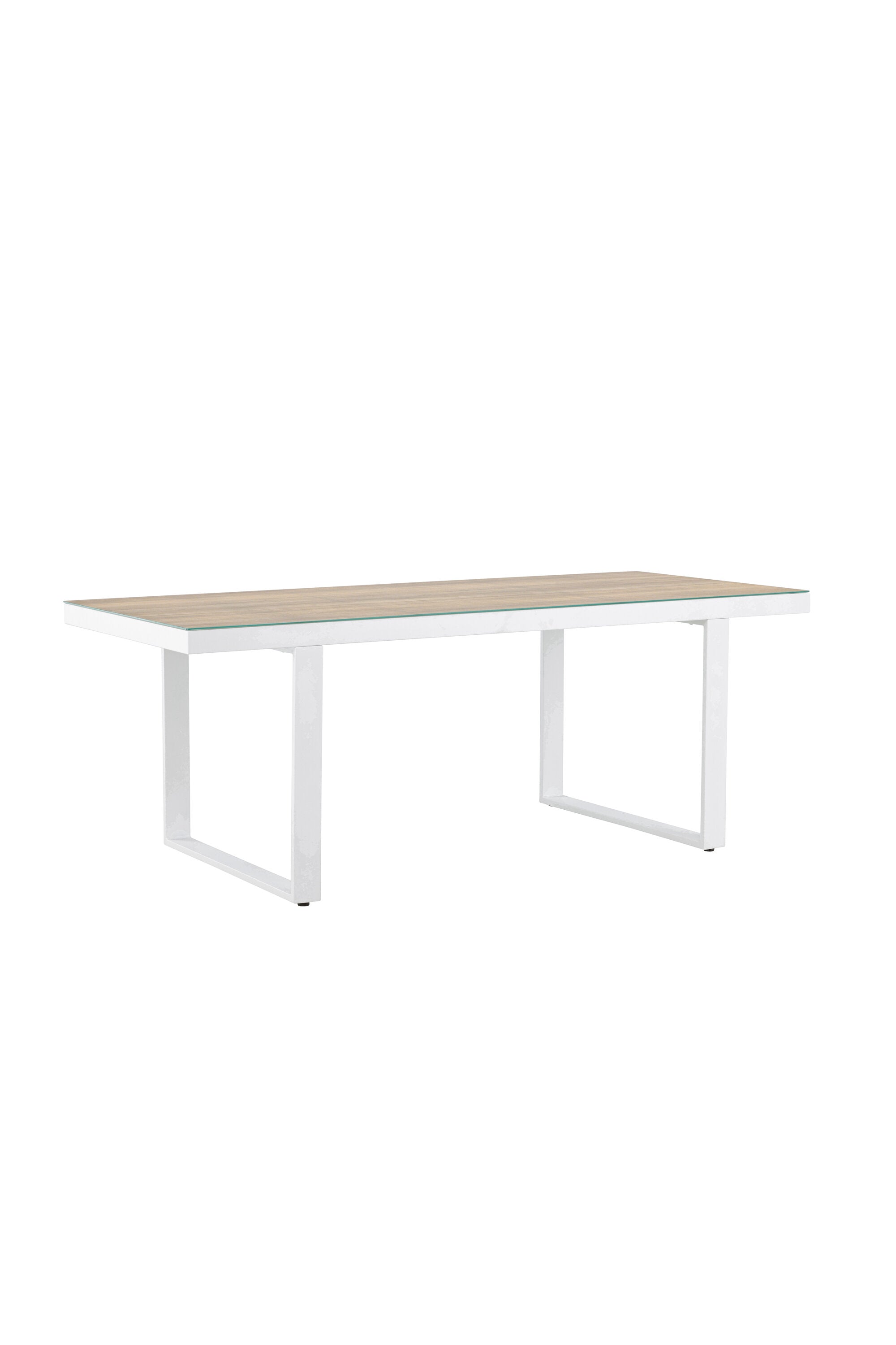 Merlo Gartentisch rechteckig in Weiss präsentiert im Onlineshop von KAQTU Design AG. Gartentisch ist von Venture Home