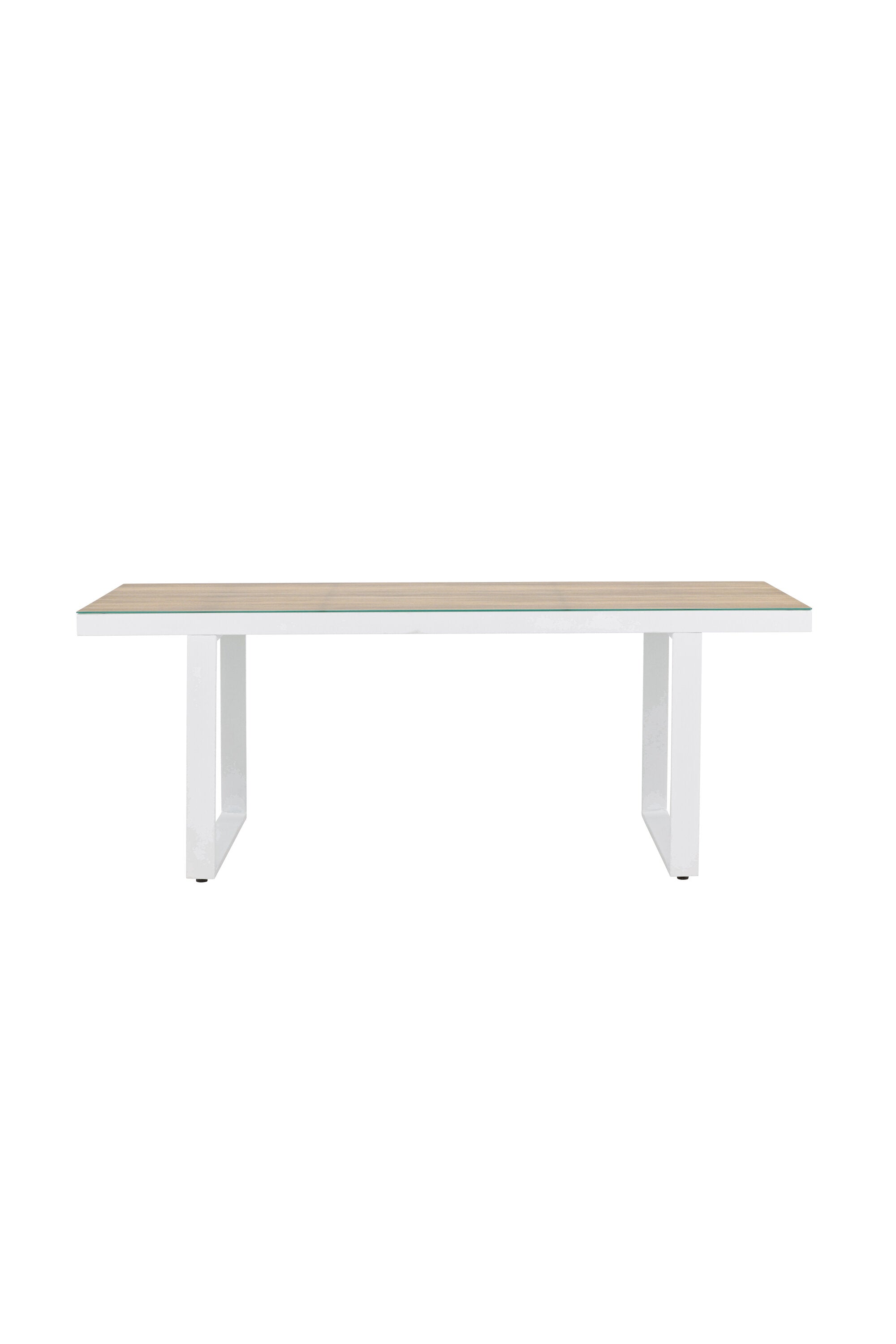Merlo Gartentisch rechteckig in Weiss präsentiert im Onlineshop von KAQTU Design AG. Gartentisch ist von Venture Home