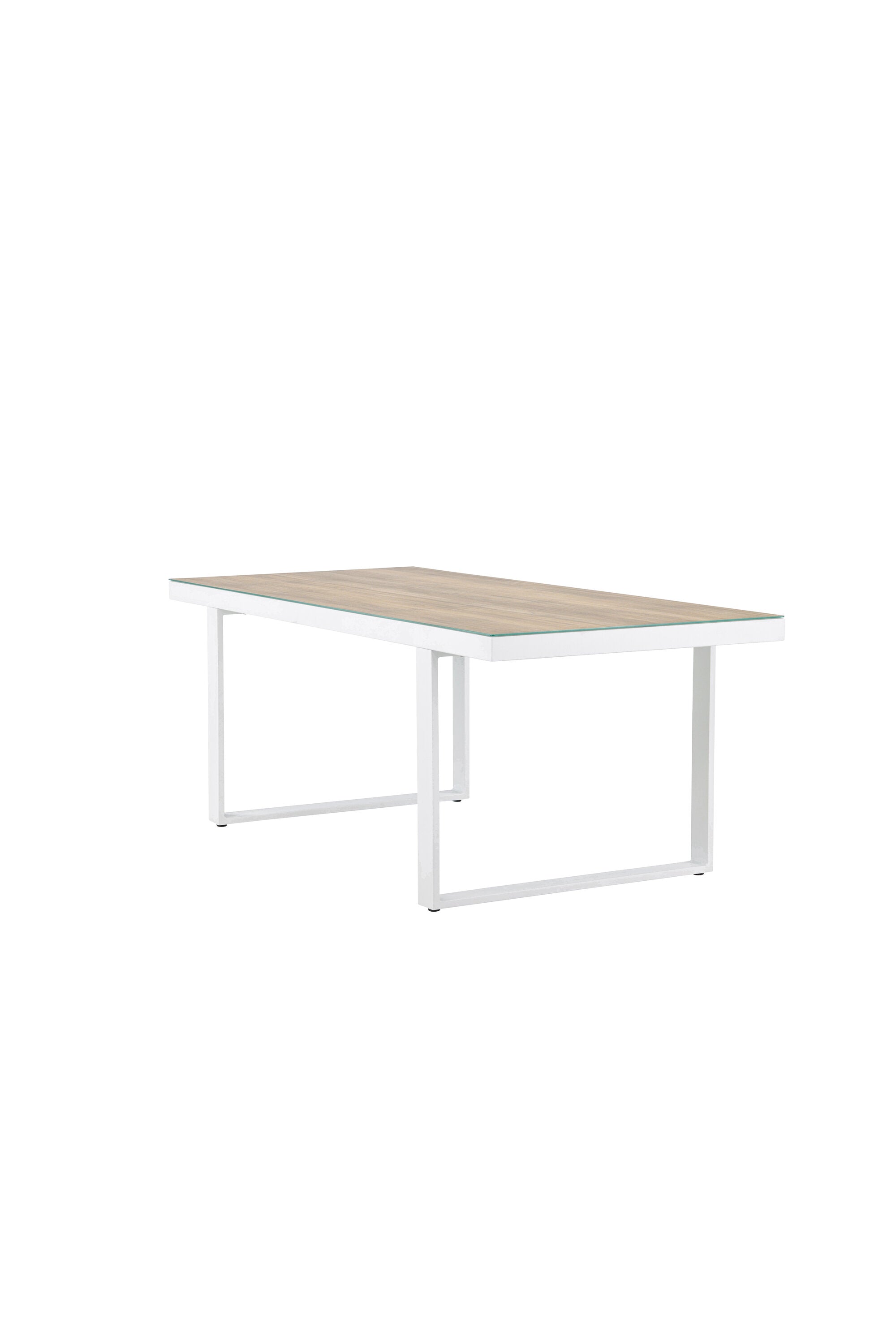 Merlo Gartentisch rechteckig in Weiss präsentiert im Onlineshop von KAQTU Design AG. Gartentisch ist von Venture Home