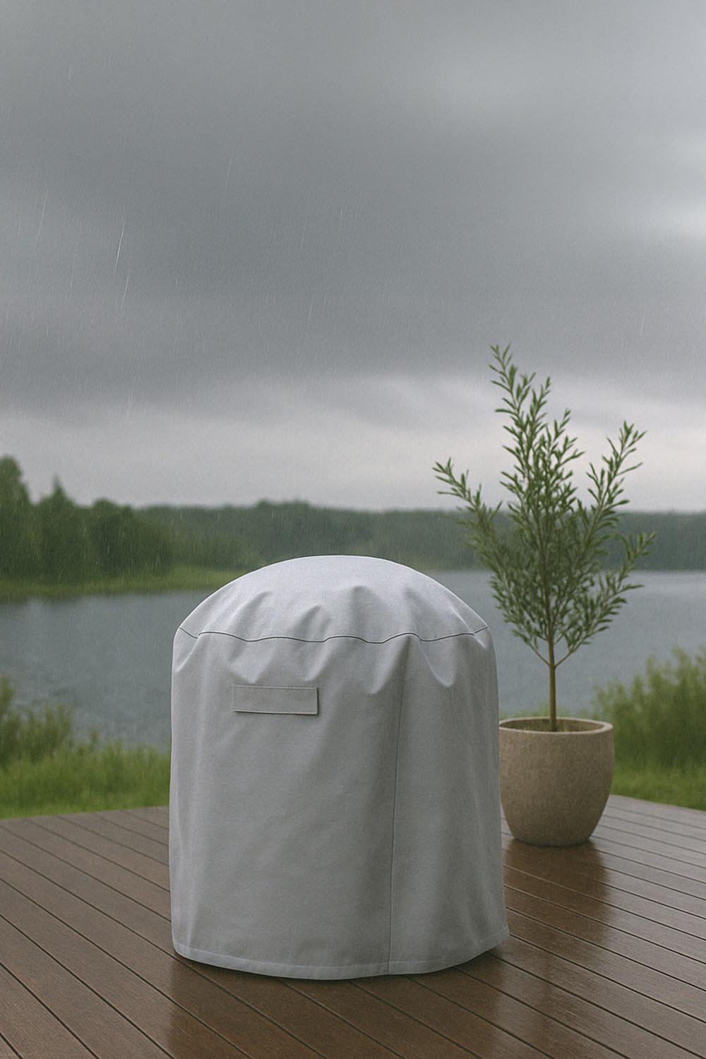 Klas Möbel-Cover in Grau präsentiert im Onlineshop von KAQTU Design AG. Outdoor-Accessoire ist von Venture Home