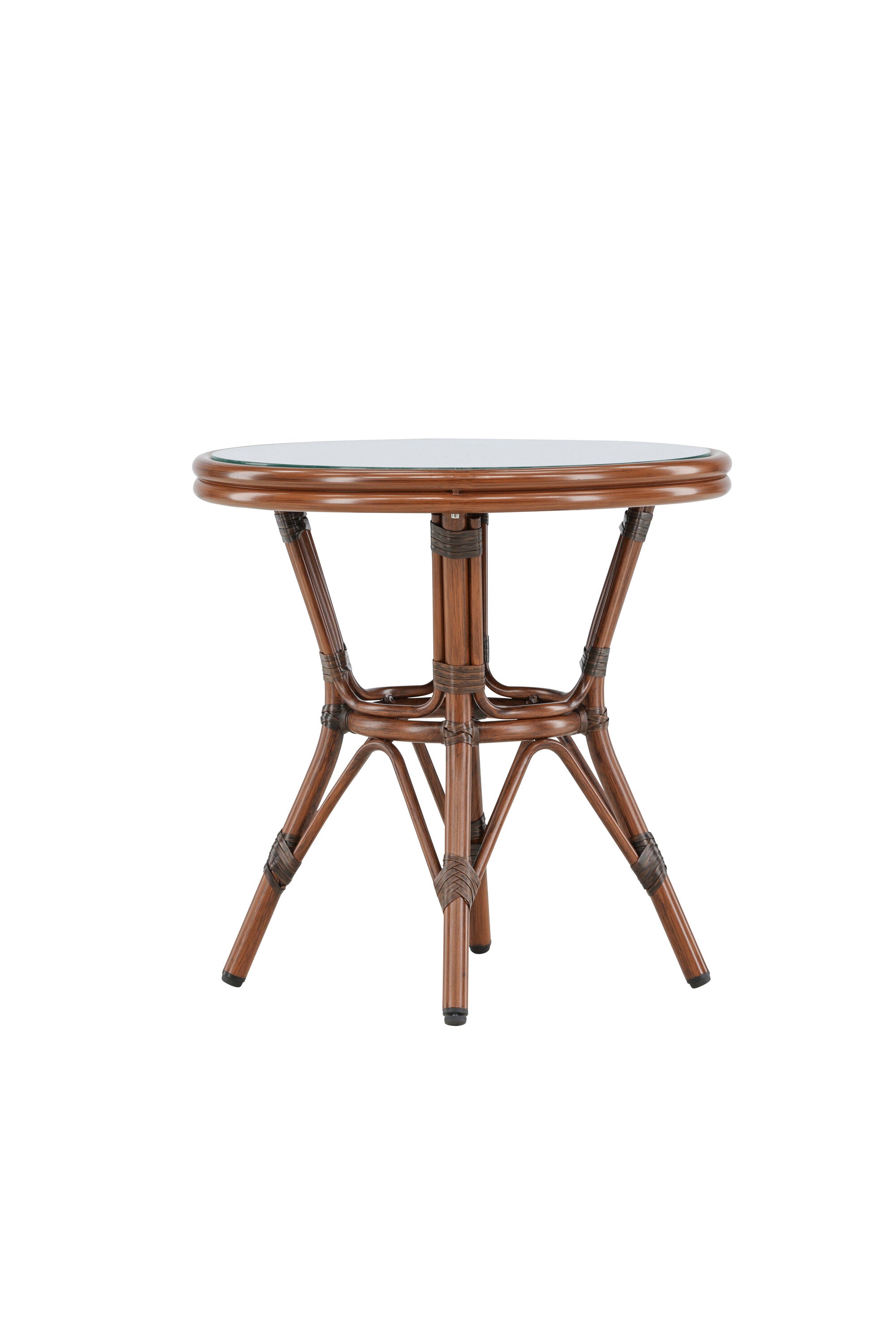 Sagres Cafe Tisch in Braun/Dunkelbraun präsentiert im Onlineshop von KAQTU Design AG. Beistelltisch Outdoor ist von Venture Home