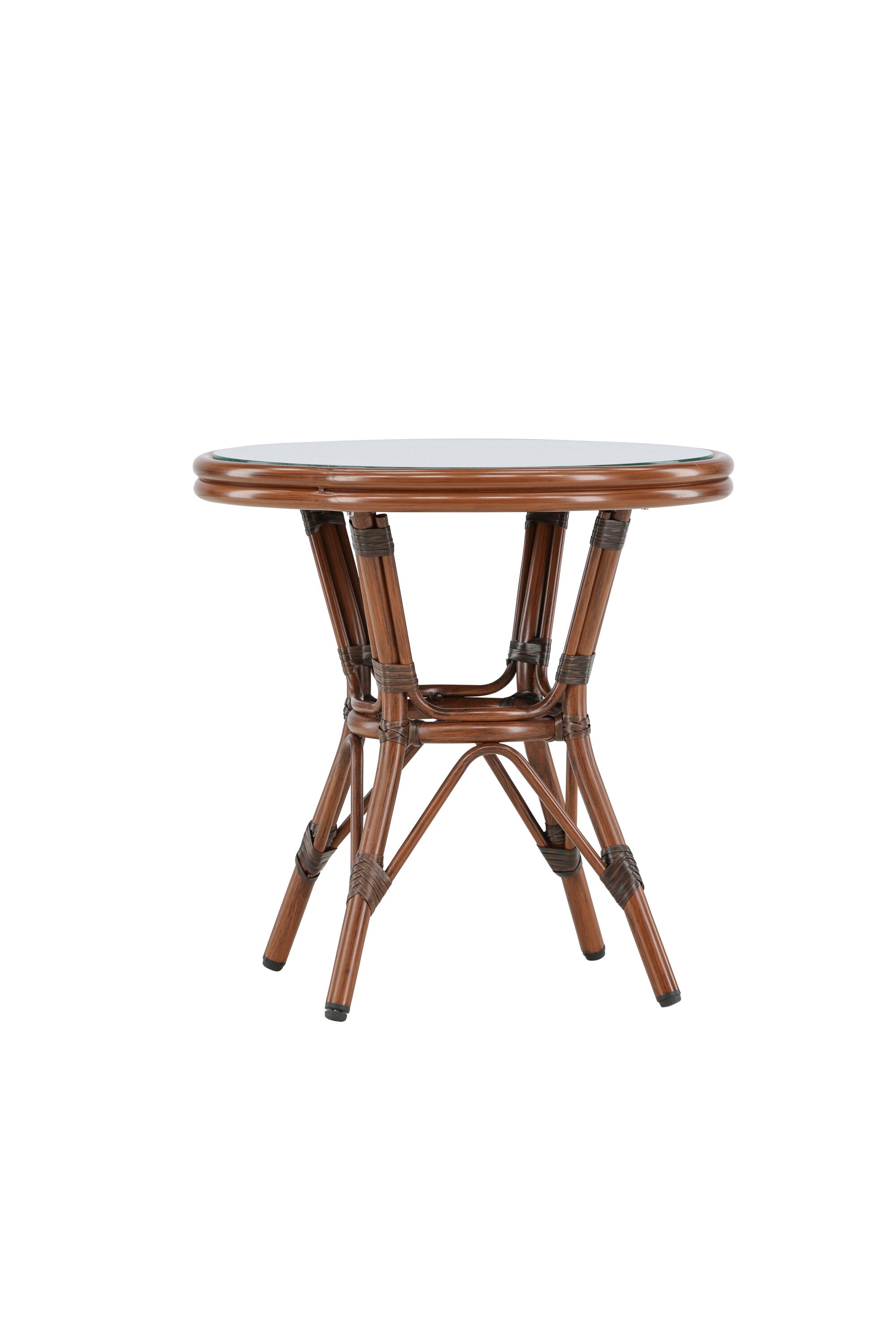 Sagres Cafe Tisch in Braun/Dunkelbraun präsentiert im Onlineshop von KAQTU Design AG. Beistelltisch Outdoor ist von Venture Home