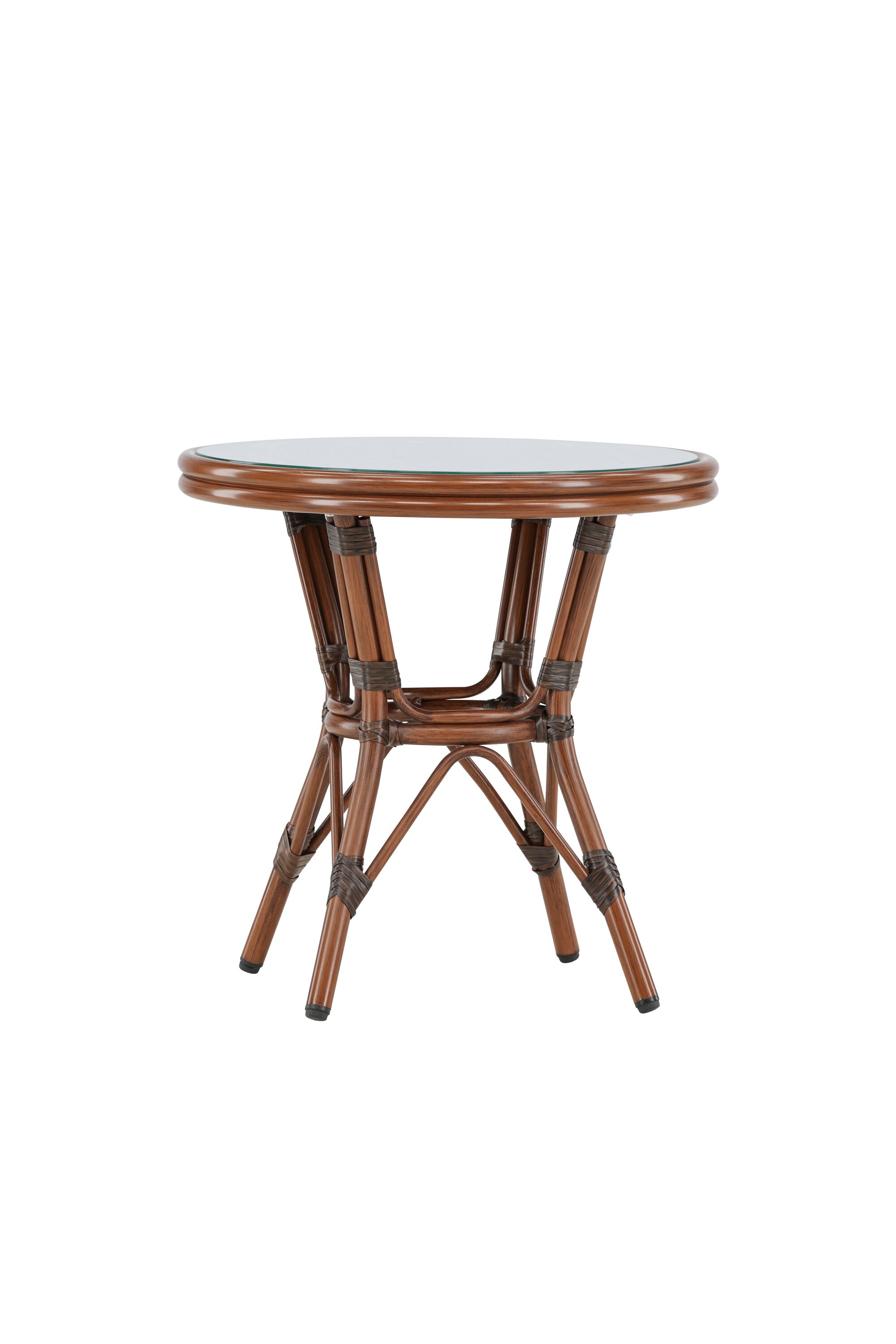 Sagres Cafe Tisch in Braun/Dunkelbraun präsentiert im Onlineshop von KAQTU Design AG. Beistelltisch Outdoor ist von Venture Home
