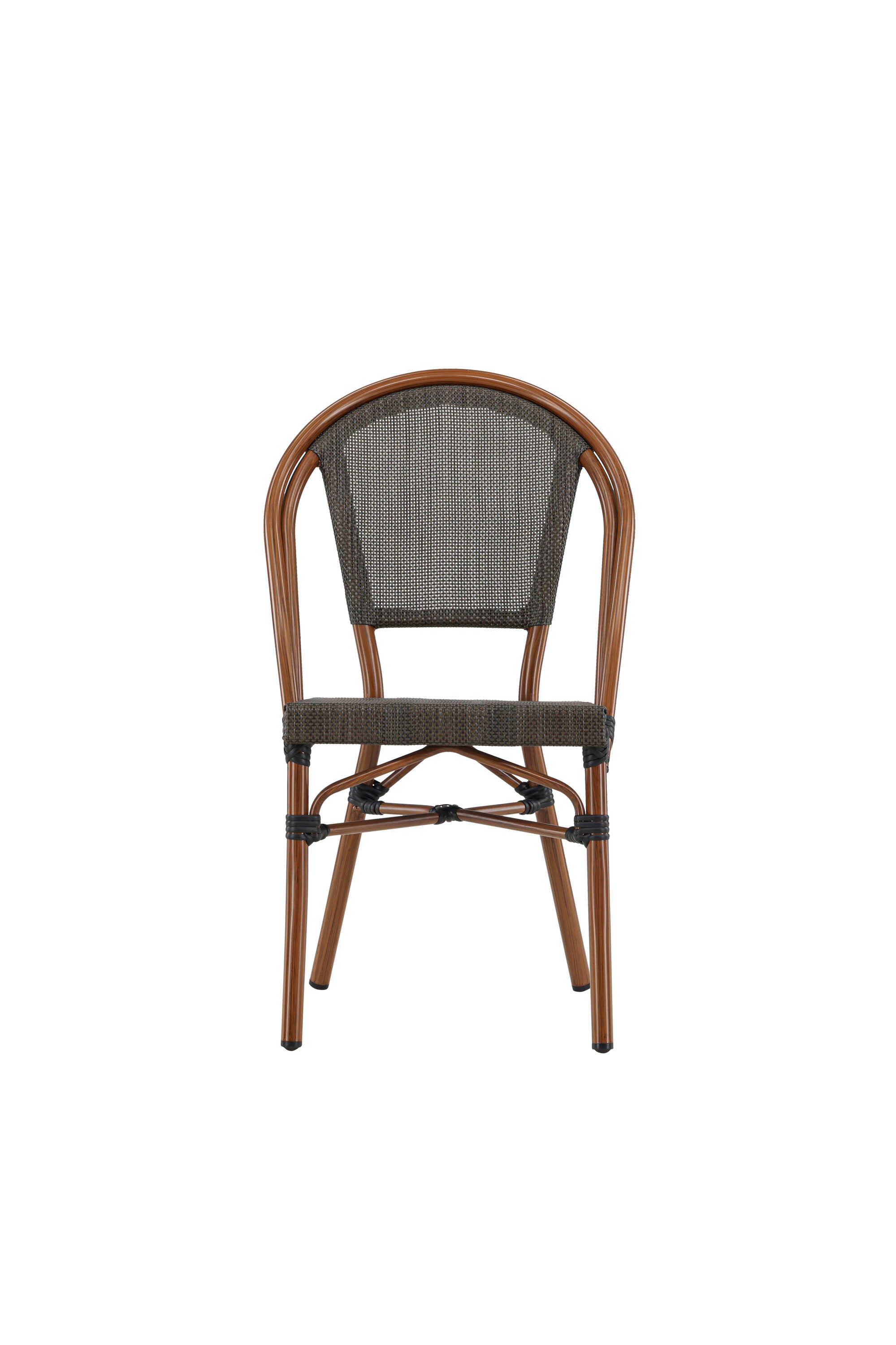 Guarda Cafe Stuhl in Schwarz Braun präsentiert im Onlineshop von KAQTU Design AG. Gartenstuhl mit Armlehnen ist von Venture Home