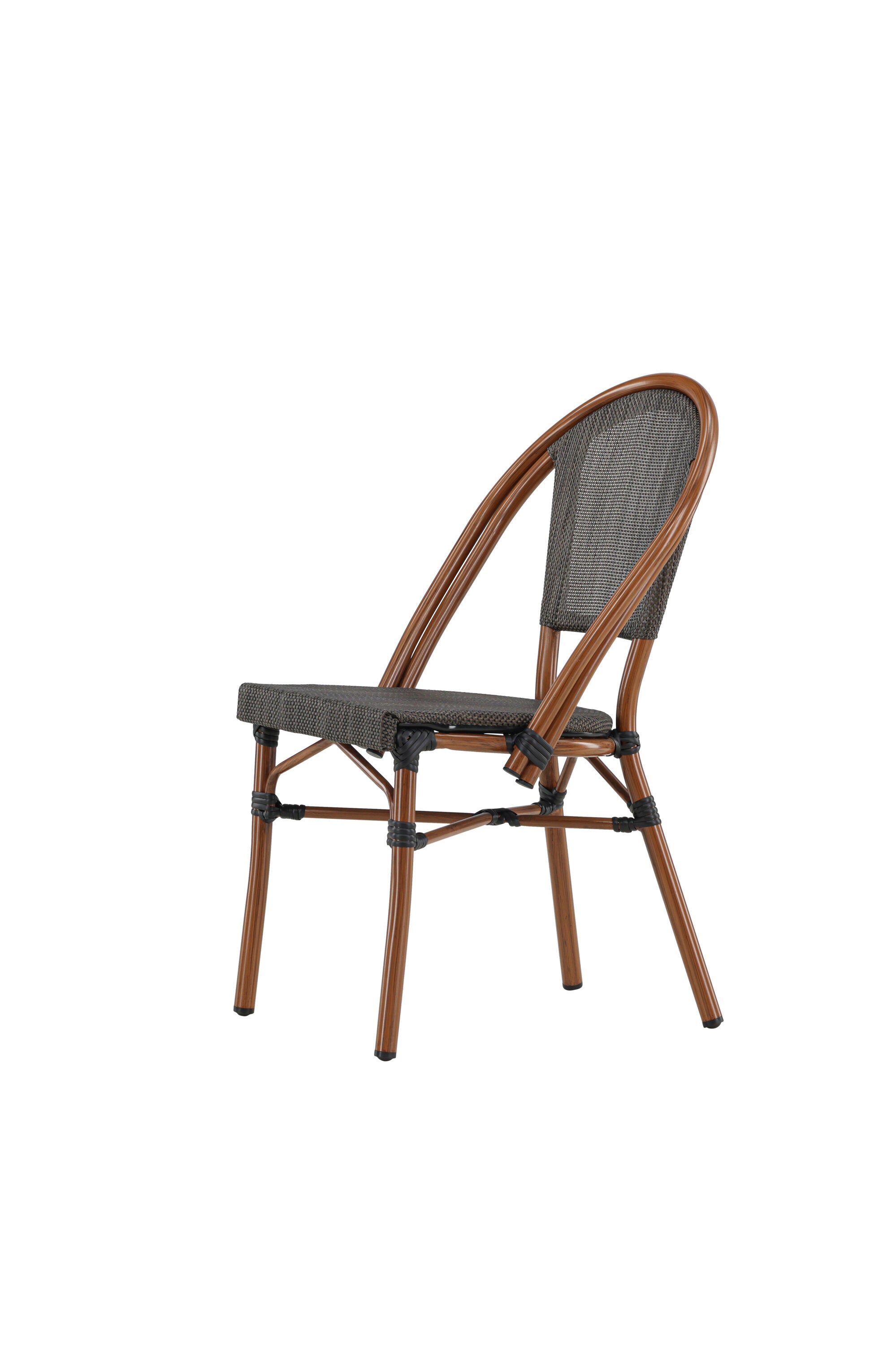 Guarda Cafe Stuhl in Schwarz Braun präsentiert im Onlineshop von KAQTU Design AG. Gartenstuhl mit Armlehnen ist von Venture Home