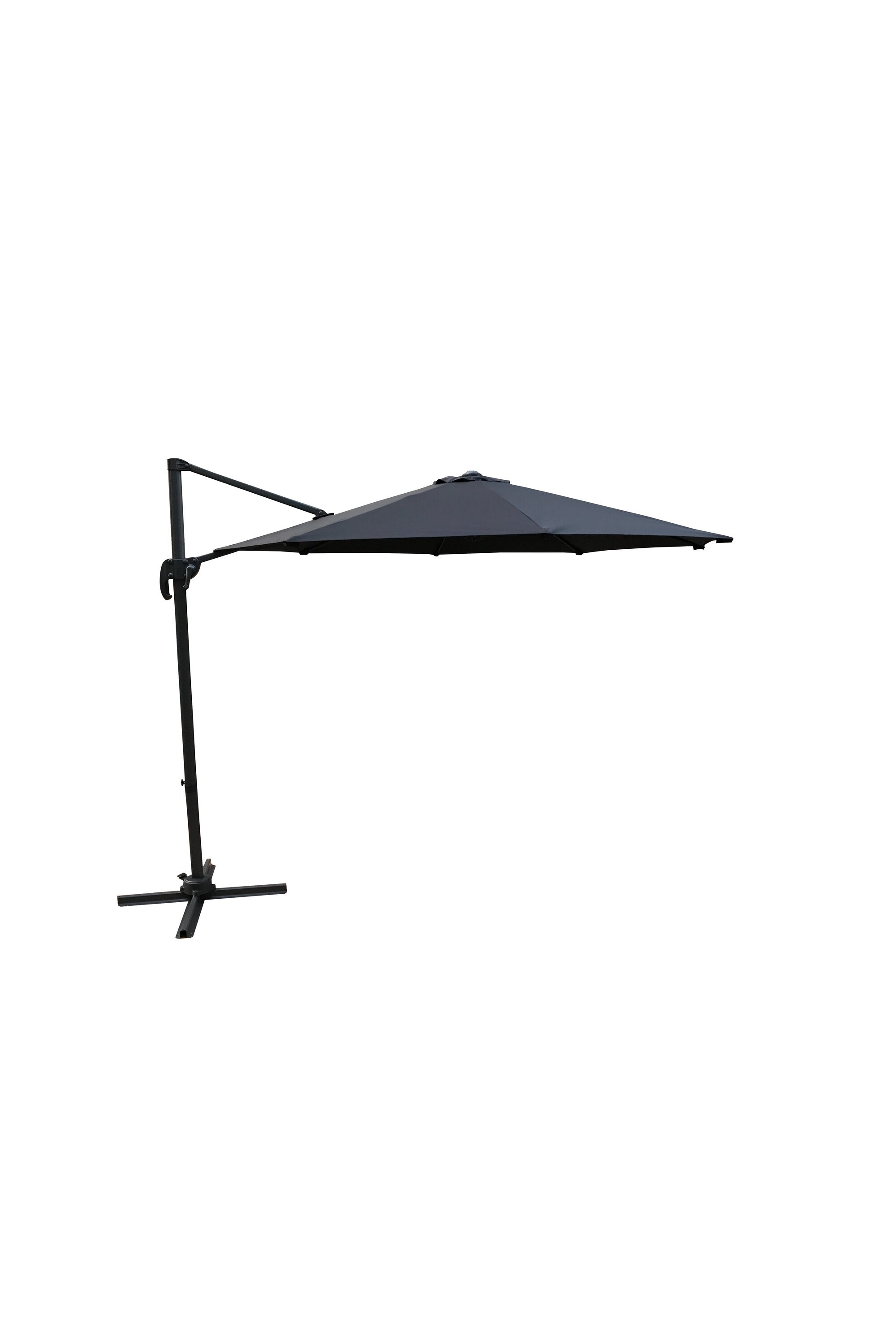 Leeds Sonnenschirm in Schwarz präsentiert im Onlineshop von KAQTU Design AG. Sonnenschirm ist von Venture Home