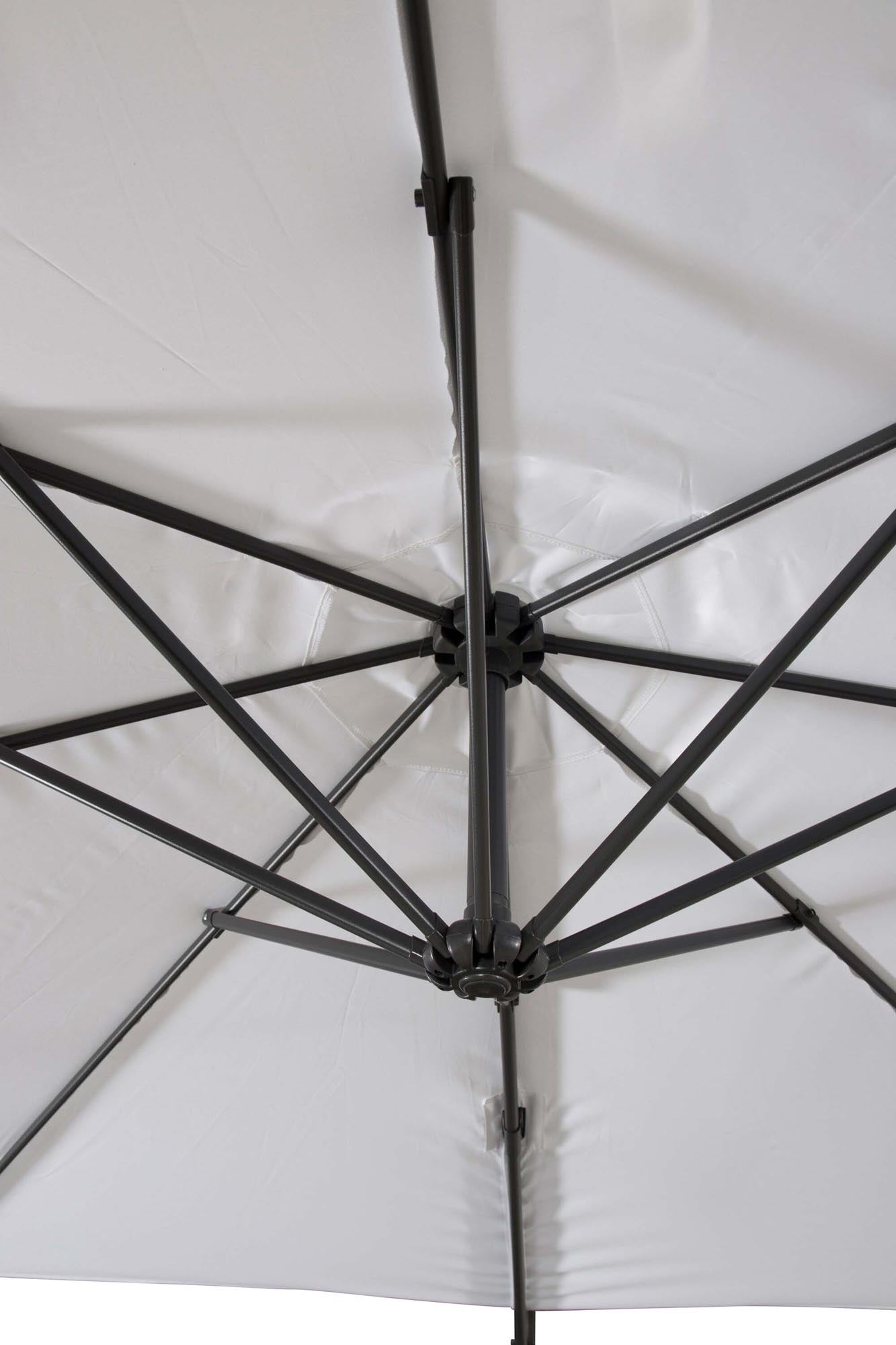 Leeds Sonnenschirm in Weiss präsentiert im Onlineshop von KAQTU Design AG. Sonnenschirm ist von Venture Home