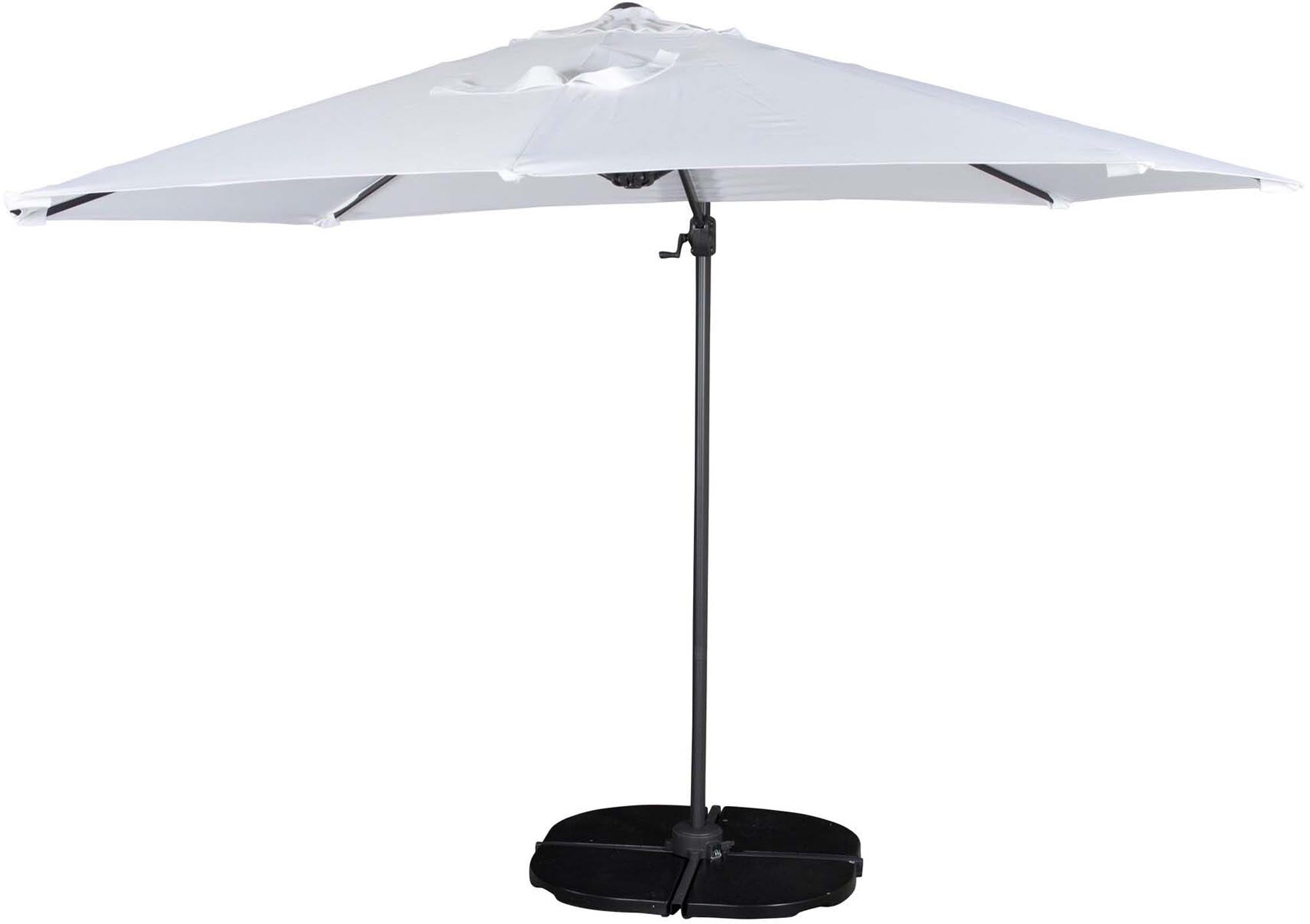 Leeds Sonnenschirm in Weiss präsentiert im Onlineshop von KAQTU Design AG. Sonnenschirm ist von Venture Home