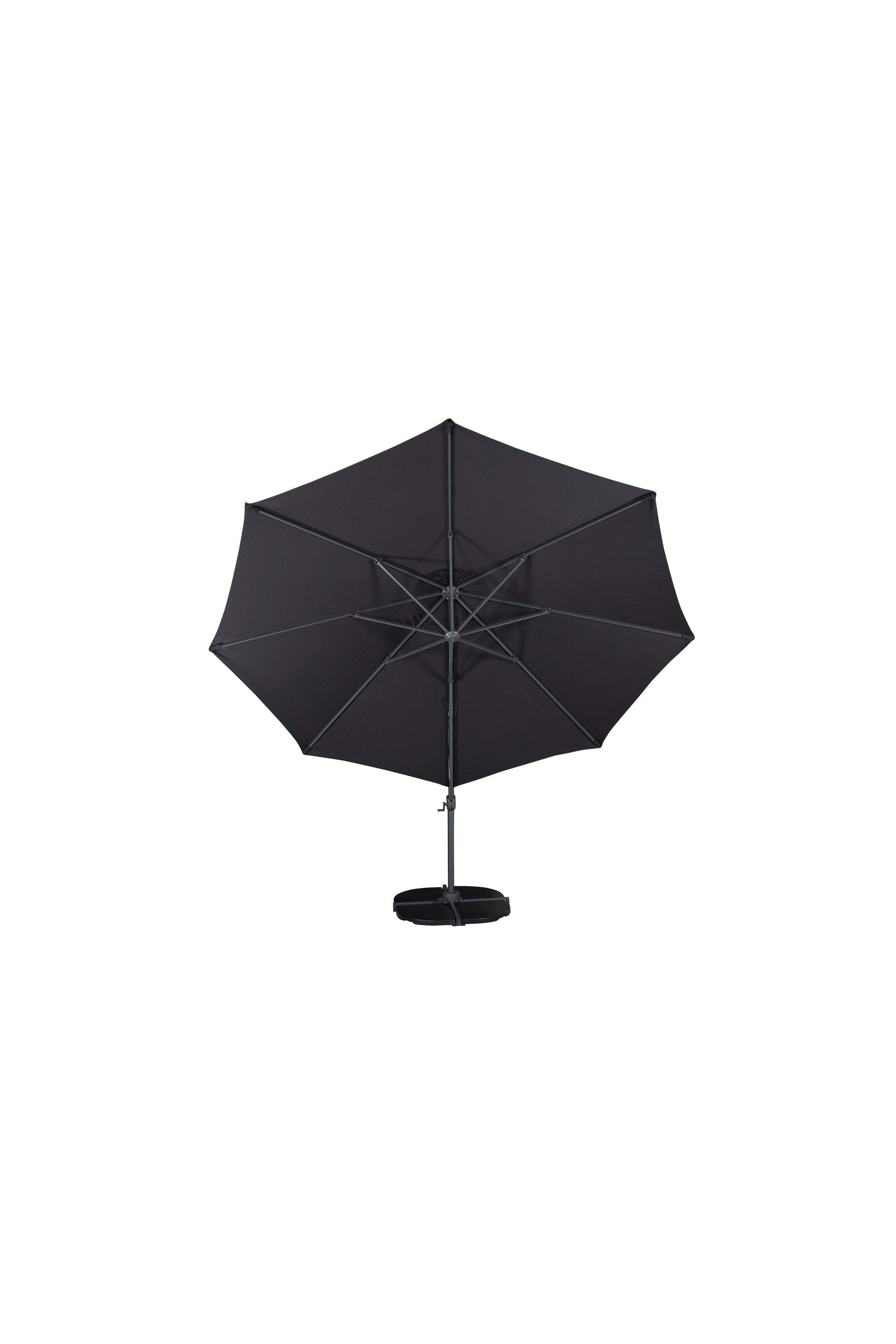 Leeds Sonnenschirm in Schwarz präsentiert im Onlineshop von KAQTU Design AG. Sonnenschirm ist von Venture Home