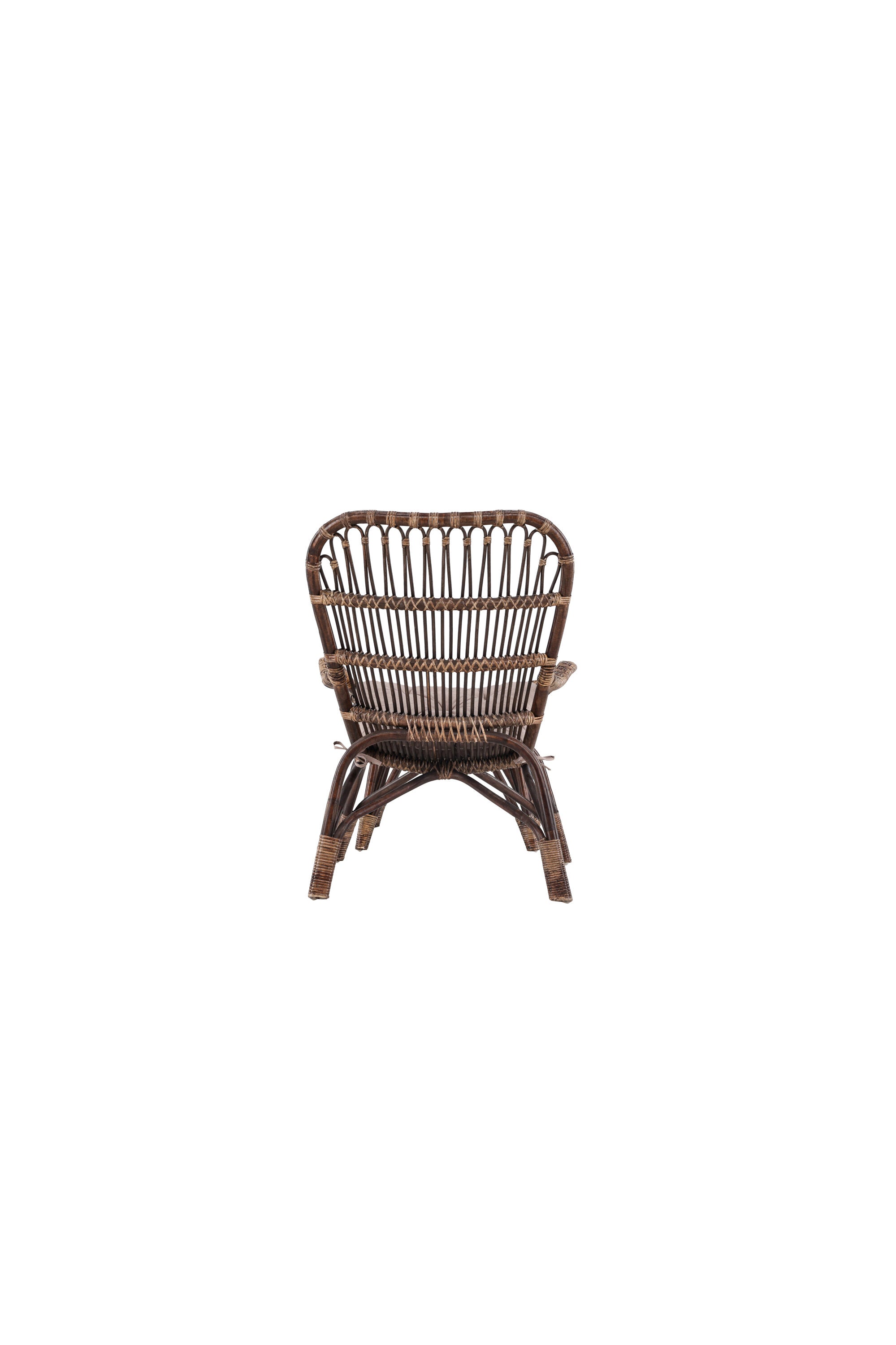 Ella Lounge Stuhl in Dark Walnut präsentiert im Onlineshop von KAQTU Design AG. Outdoor-Sessel ist von Venture Home