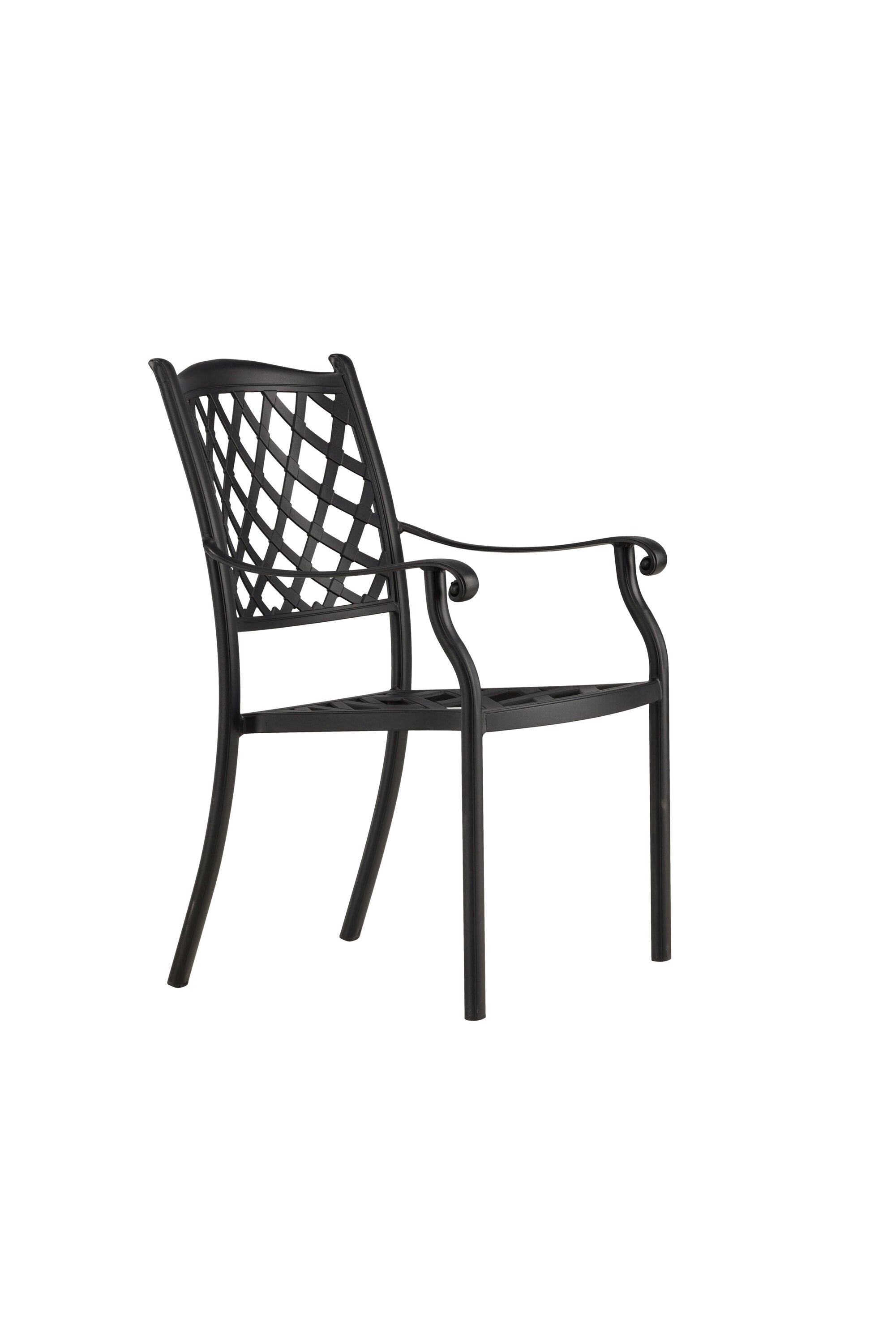 Òbidos Cafe Stuhl in Braun präsentiert im Onlineshop von KAQTU Design AG. Gartenstuhl mit Armlehnen ist von Venture Home