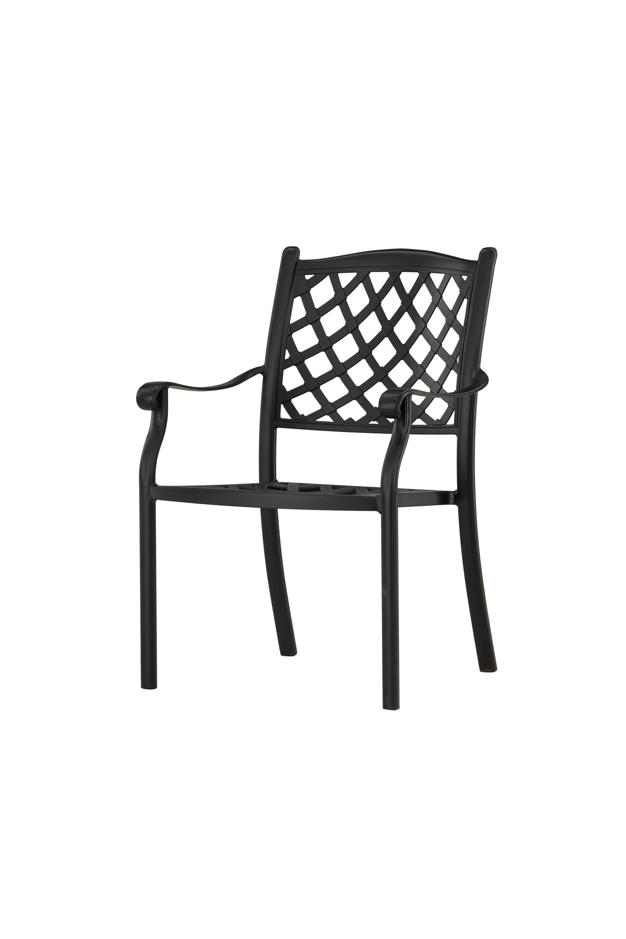 Òbidos Cafe Stuhl in Braun präsentiert im Onlineshop von KAQTU Design AG. Gartenstuhl mit Armlehnen ist von Venture Home