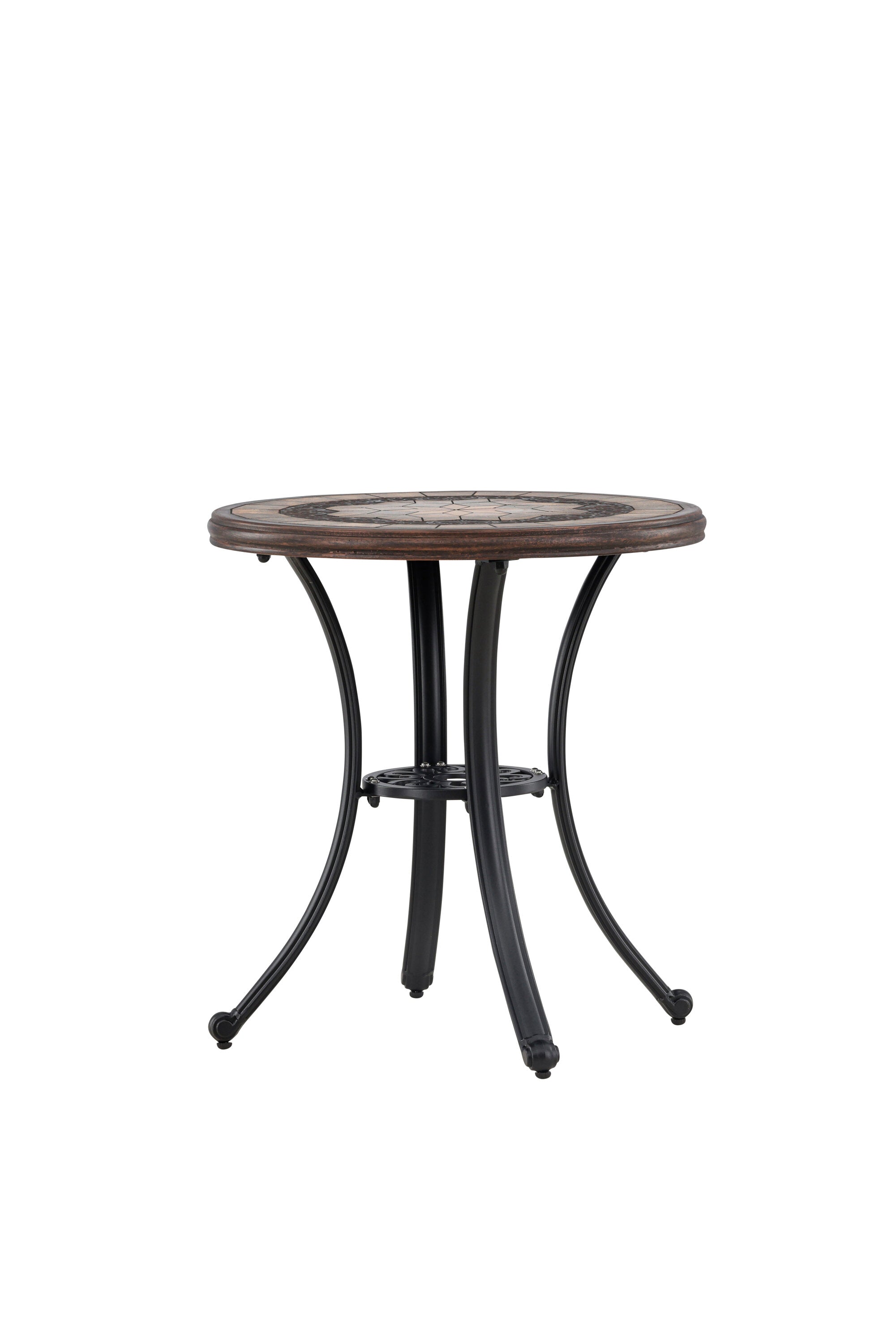 Leiria Cafe Tisch in Braun präsentiert im Onlineshop von KAQTU Design AG. Beistelltisch Outdoor ist von Venture Home