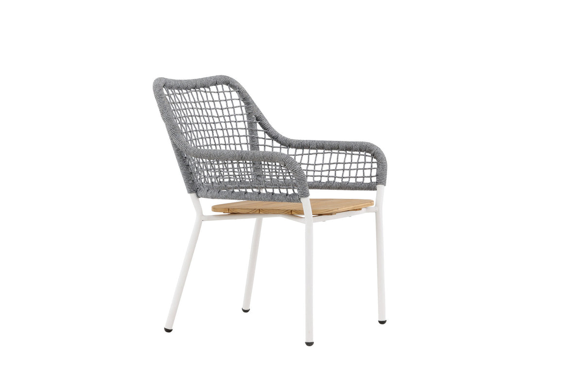 Amora Lounge Stuhl in Grau präsentiert im Onlineshop von KAQTU Design AG. Outdoor-Sessel ist von Venture Home
