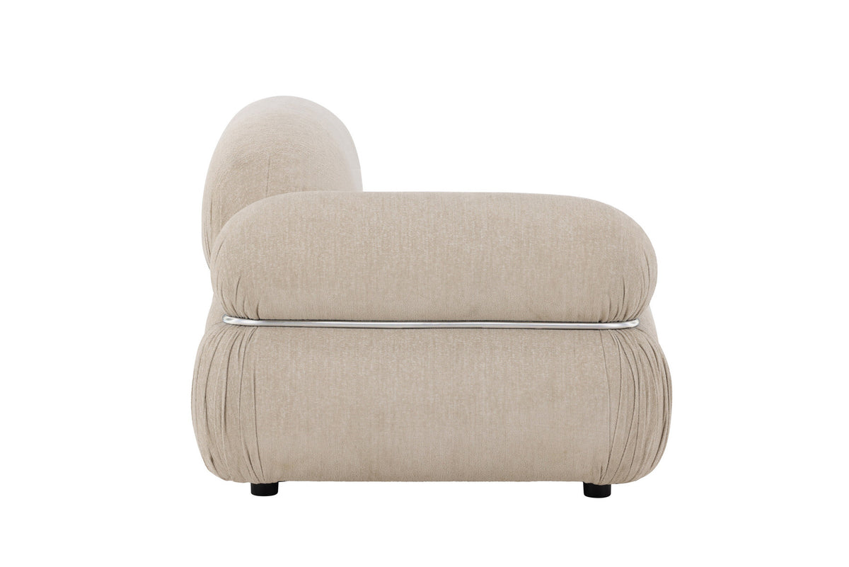 Mika Sofa-Modul in Beige präsentiert im Onlineshop von KAQTU Design AG. Modulares Sofa ist von Venture Home