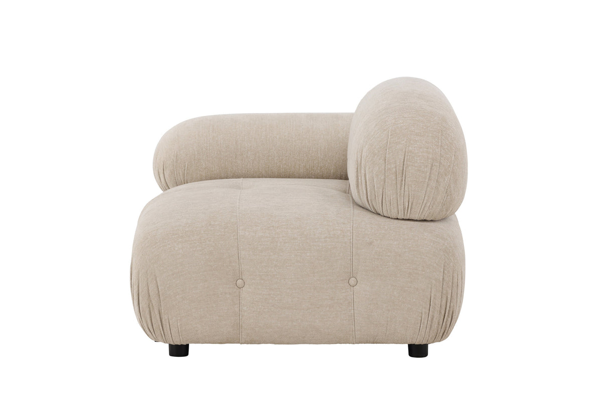 Mika Sofa-Modul in Beige präsentiert im Onlineshop von KAQTU Design AG. Modulares Sofa ist von Venture Home