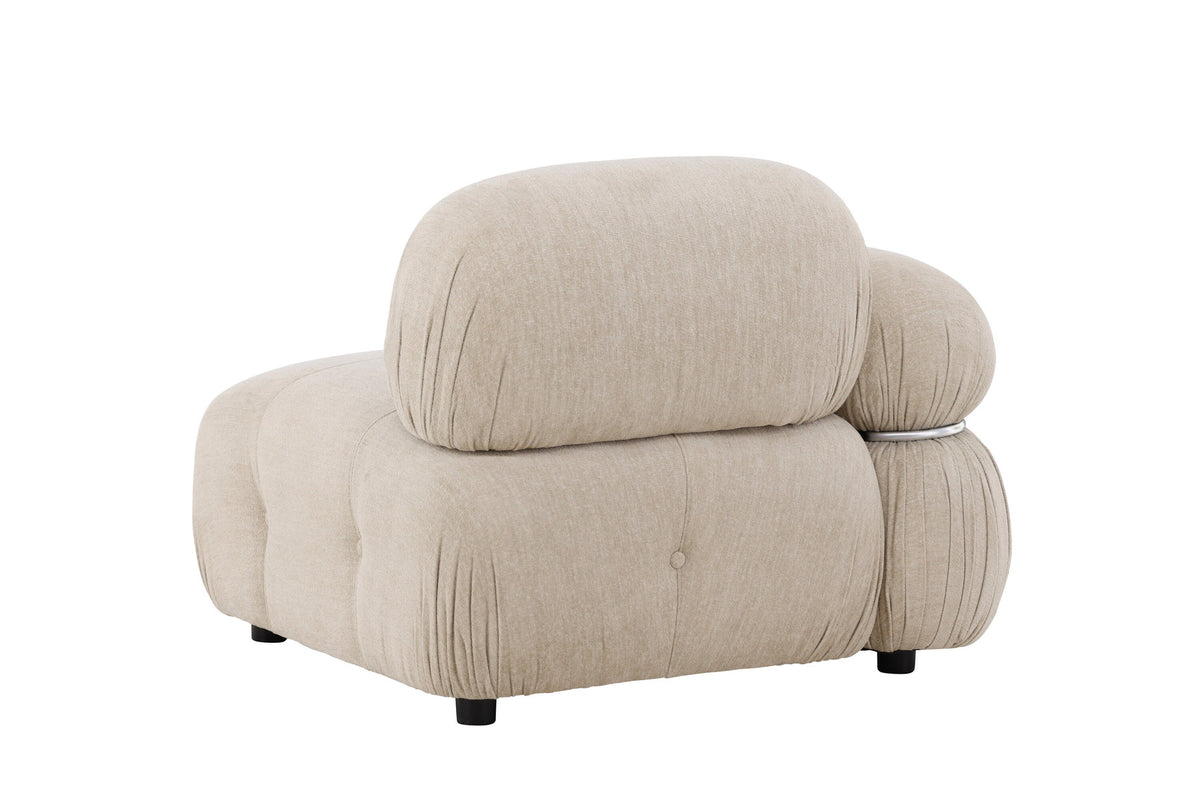 Mika Sofa-Modul in Beige präsentiert im Onlineshop von KAQTU Design AG. Modulares Sofa ist von Venture Home