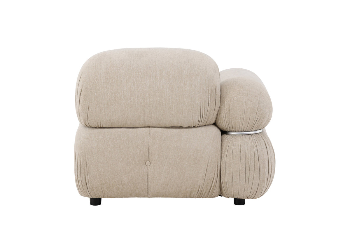 Mika Sofa-Modul in Beige präsentiert im Onlineshop von KAQTU Design AG. Modulares Sofa ist von Venture Home
