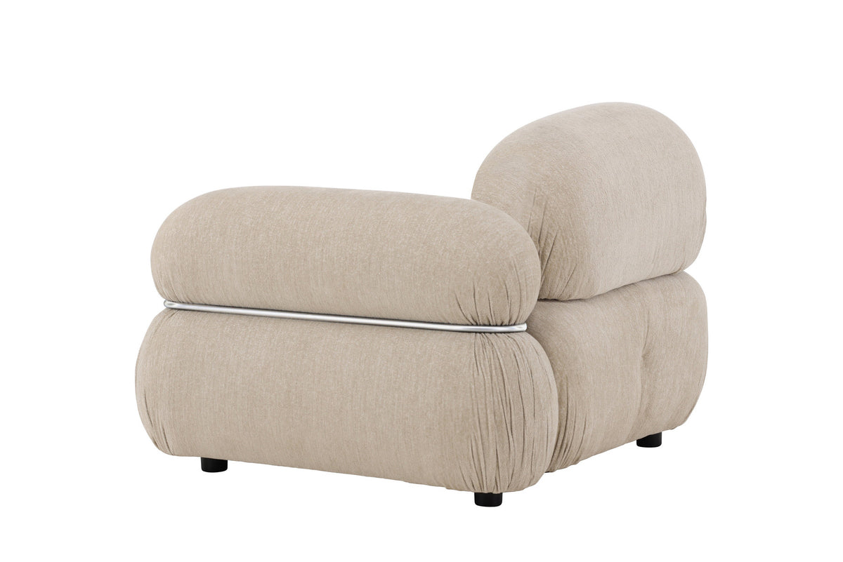 Mika Sofa-Modul in Beige präsentiert im Onlineshop von KAQTU Design AG. Modulares Sofa ist von Venture Home