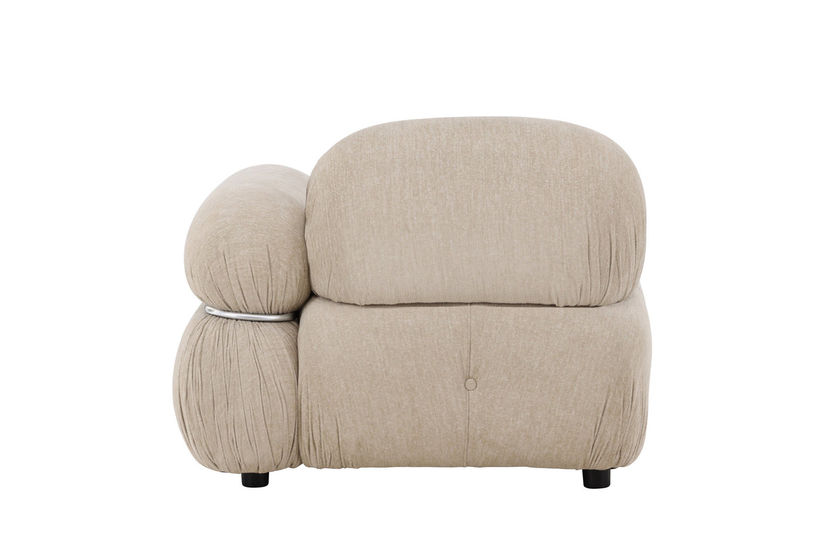 Mika Sofa-Modul in Beige präsentiert im Onlineshop von KAQTU Design AG. Modulares Sofa ist von Venture Home