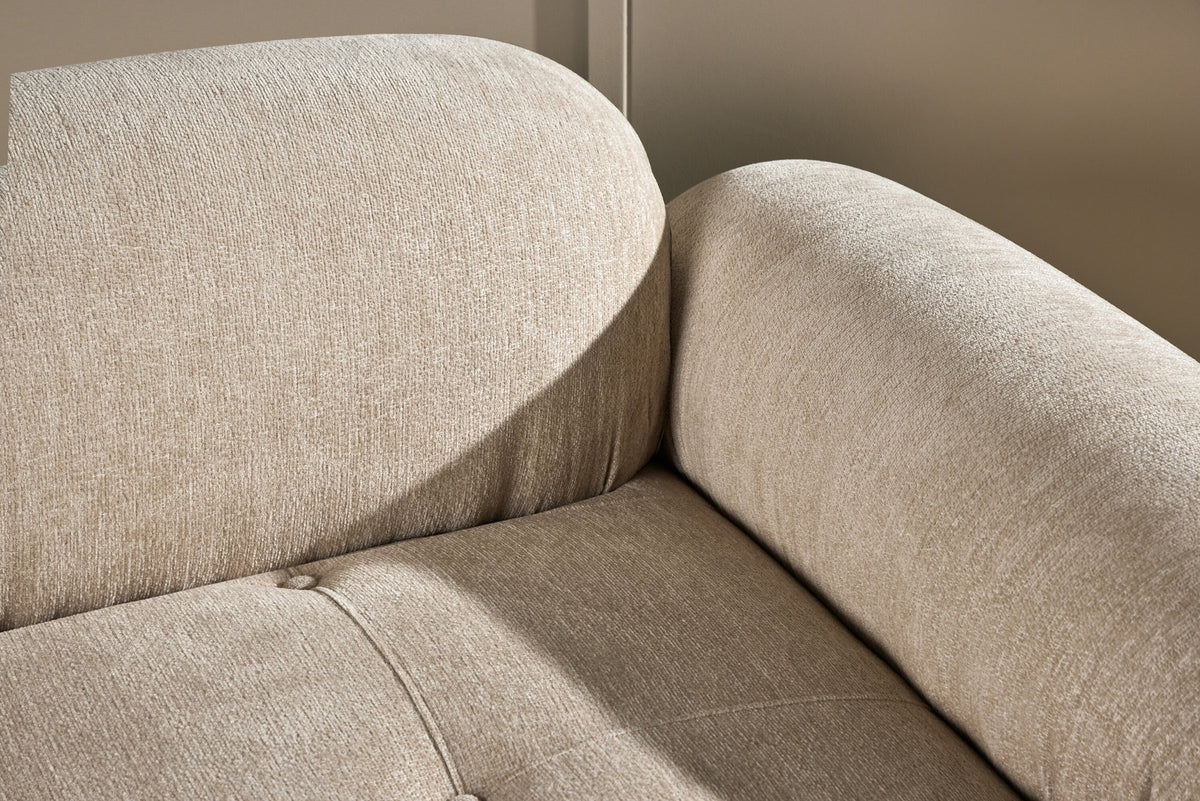 Mika Sofa-Modul in Beige präsentiert im Onlineshop von KAQTU Design AG. Modulares Sofa ist von Venture Home