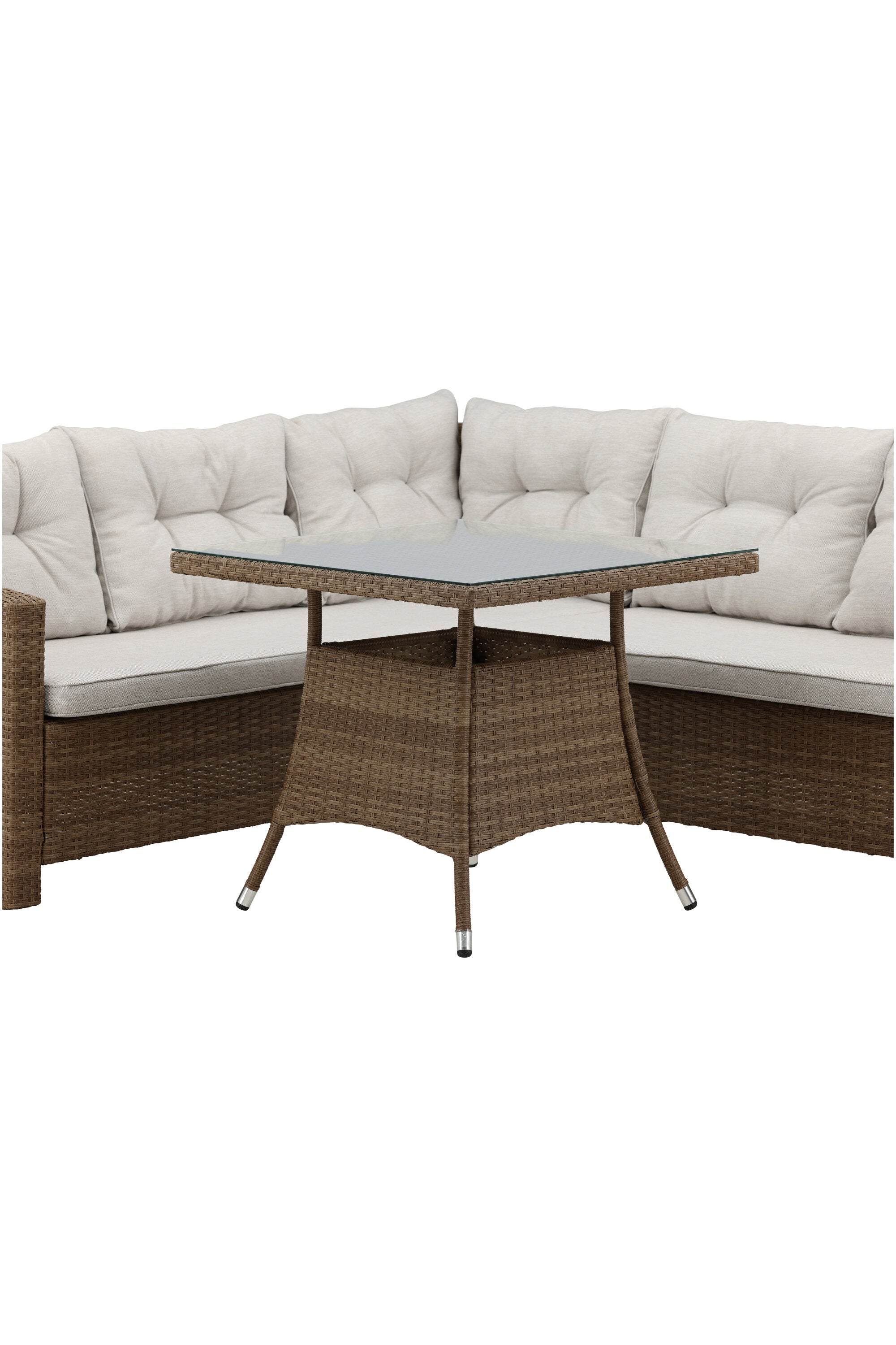 Watford Ecksofa Outdoorset 80cm in Natur präsentiert im Onlineshop von KAQTU Design AG. Loungeset ist von Venture Home