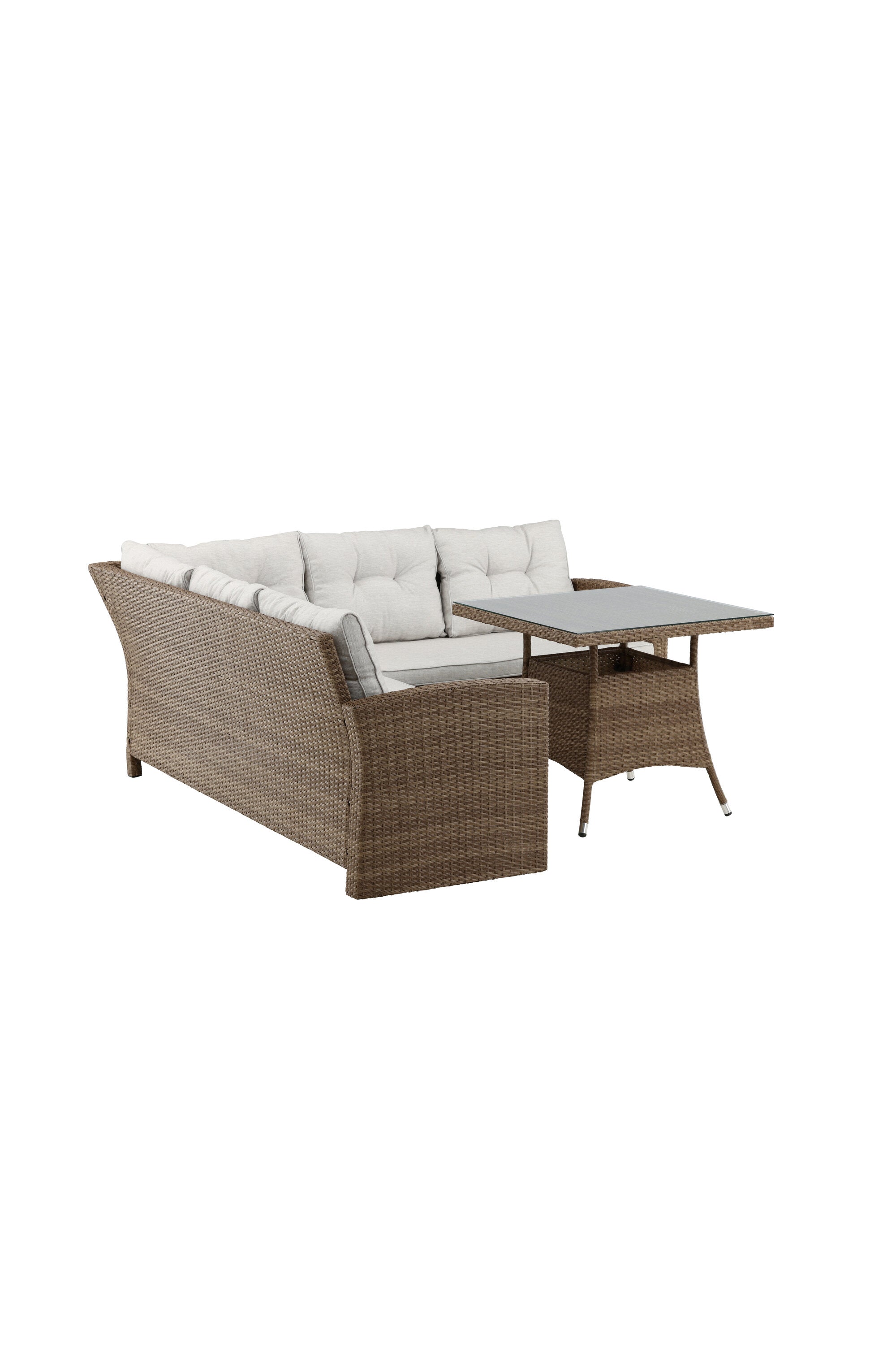 Watford Ecksofa Outdoorset 80cm in Natur präsentiert im Onlineshop von KAQTU Design AG. Loungeset ist von Venture Home