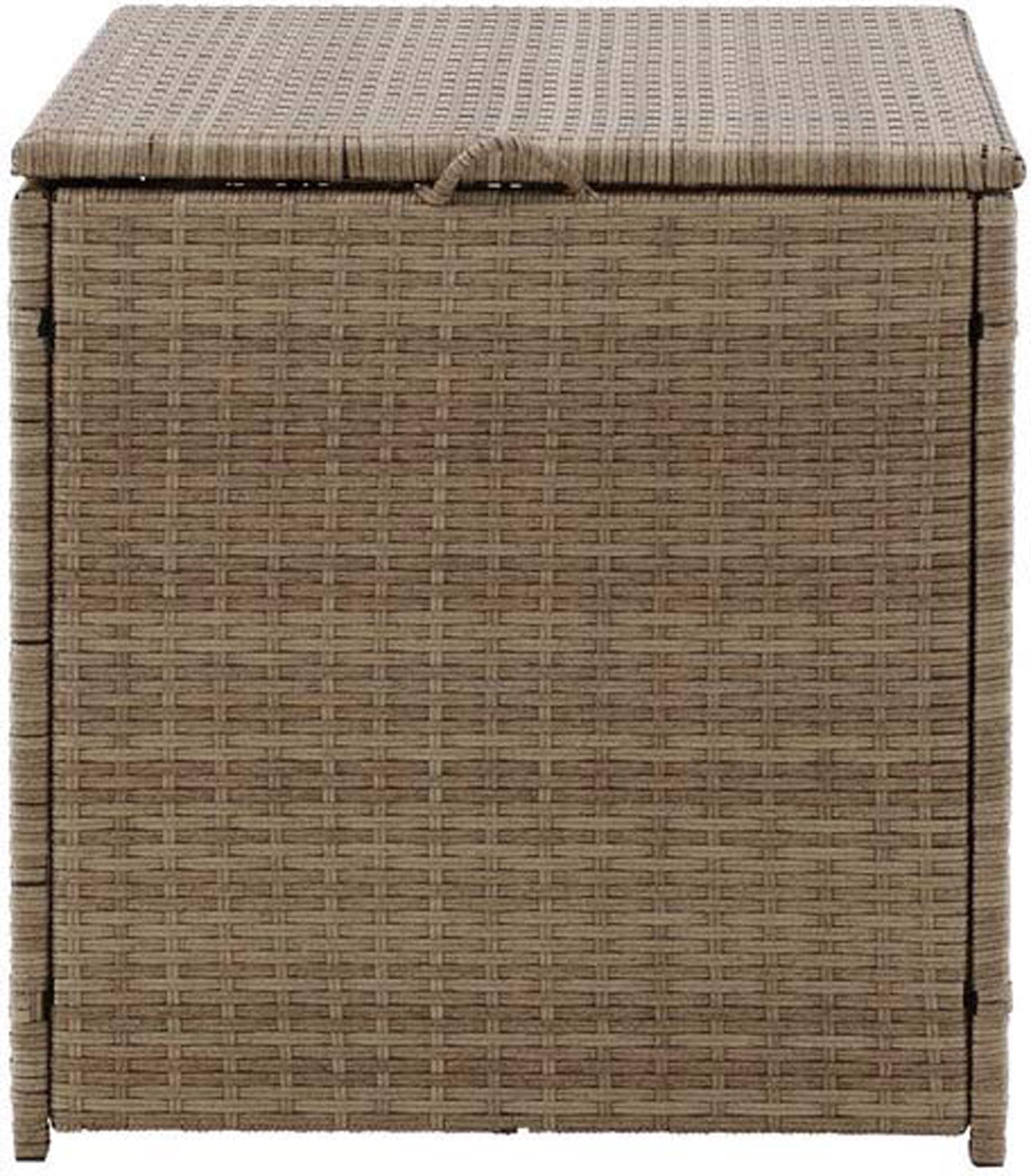 Elegante Londoner Kissenbox von Venture Home: Hochwertiges Korbgeflecht schützt Ihre Kissen vor Witterungseinflüssen und sorgt für Ordnung im Aussenbereich.