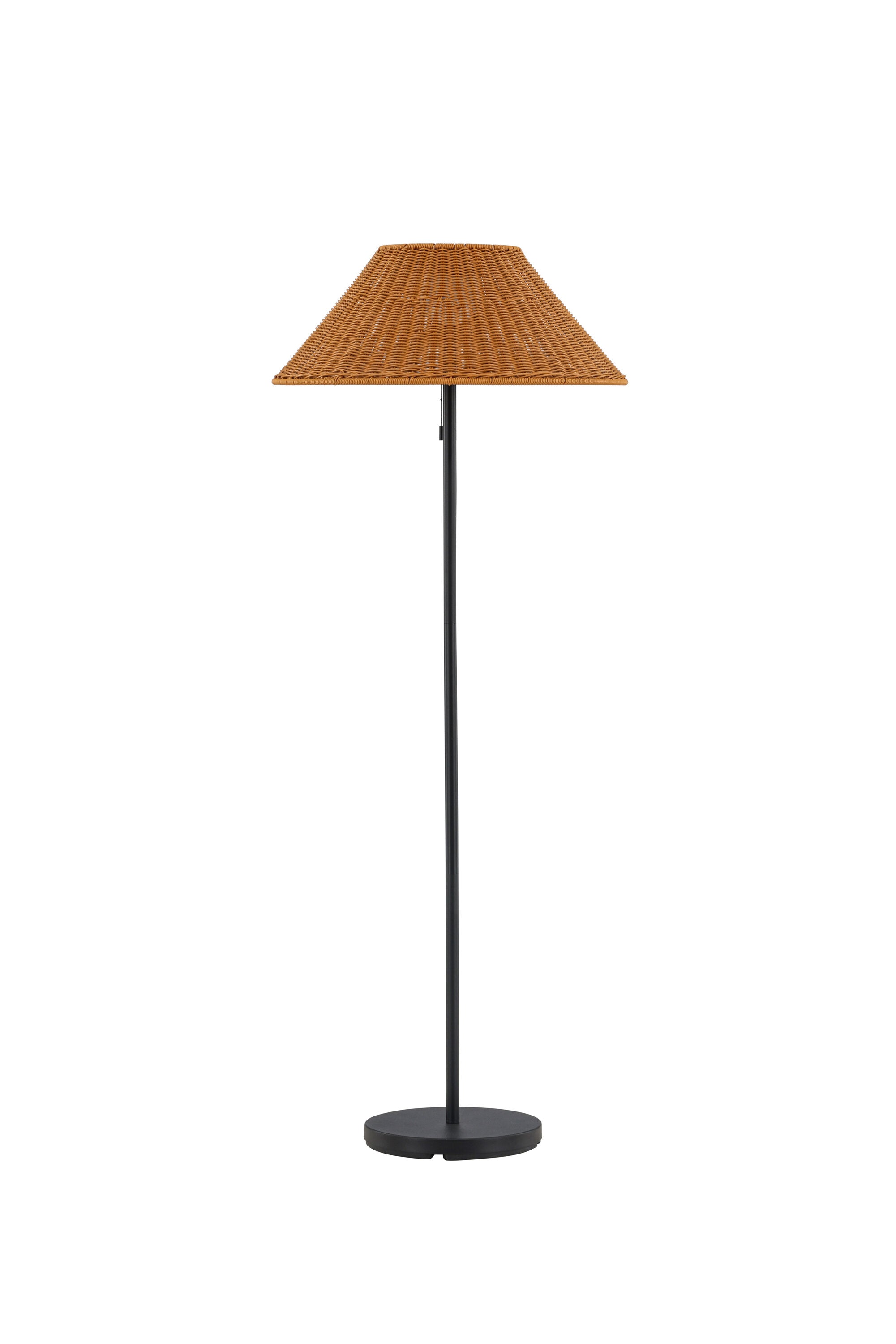 Mabis Stehleuchte in Schwarz/ Natur präsentiert im Onlineshop von KAQTU Design AG. Stehleuchte ist von Venture Home