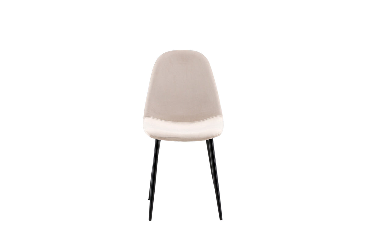 Polar Esszimmerstuhl in Beige präsentiert im Onlineshop von KAQTU Design AG. Stuhl ist von Venture Home