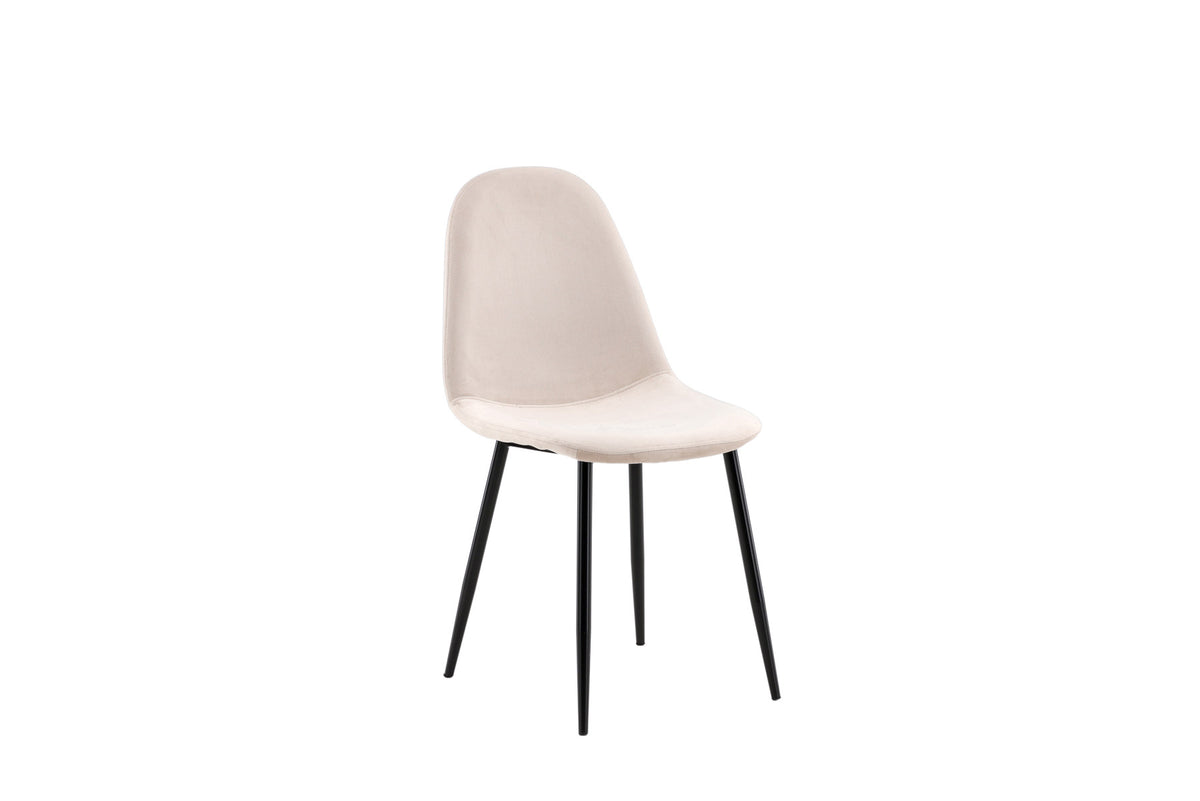 Polar Esszimmerstuhl in Beige präsentiert im Onlineshop von KAQTU Design AG. Stuhl ist von Venture Home