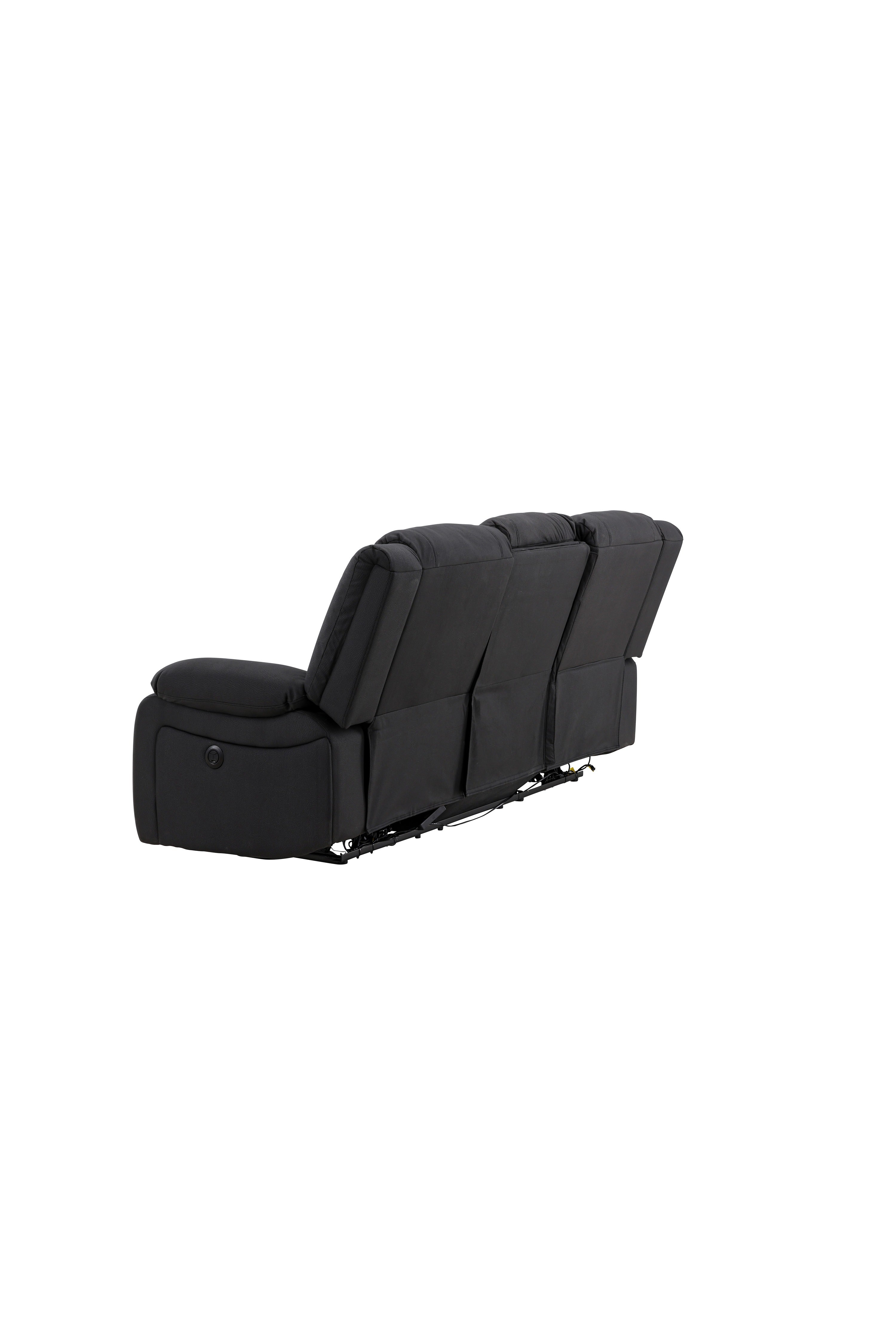 Singapore Relaxsessel Sofa in Schwarz präsentiert im Onlineshop von KAQTU Design AG. 3er Sofa ist von Venture Home