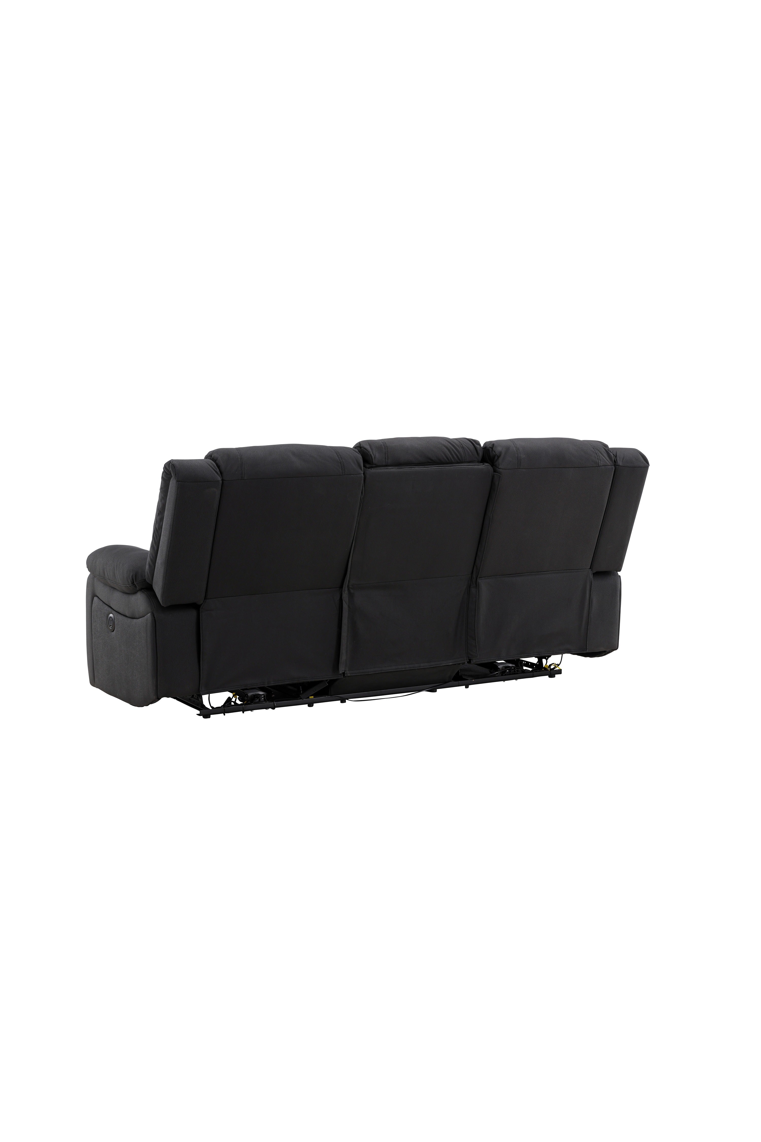 Singapore Relaxsessel Sofa in Schwarz präsentiert im Onlineshop von KAQTU Design AG. 3er Sofa ist von Venture Home