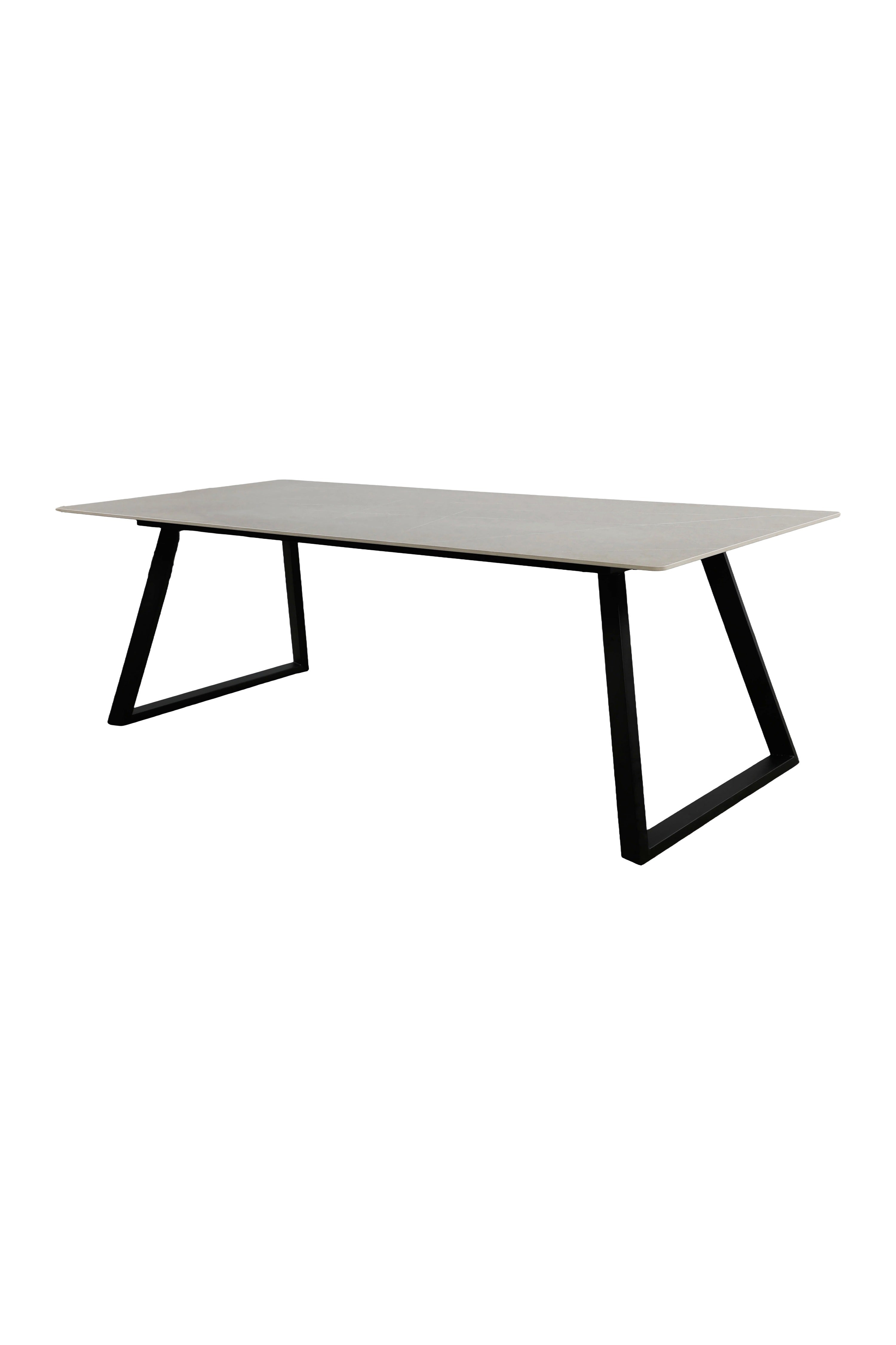 Estelle Rechteckiger Esstisch in Dunkelgrau präsentiert im Onlineshop von KAQTU Design AG. Gartentisch ist von Venture Home