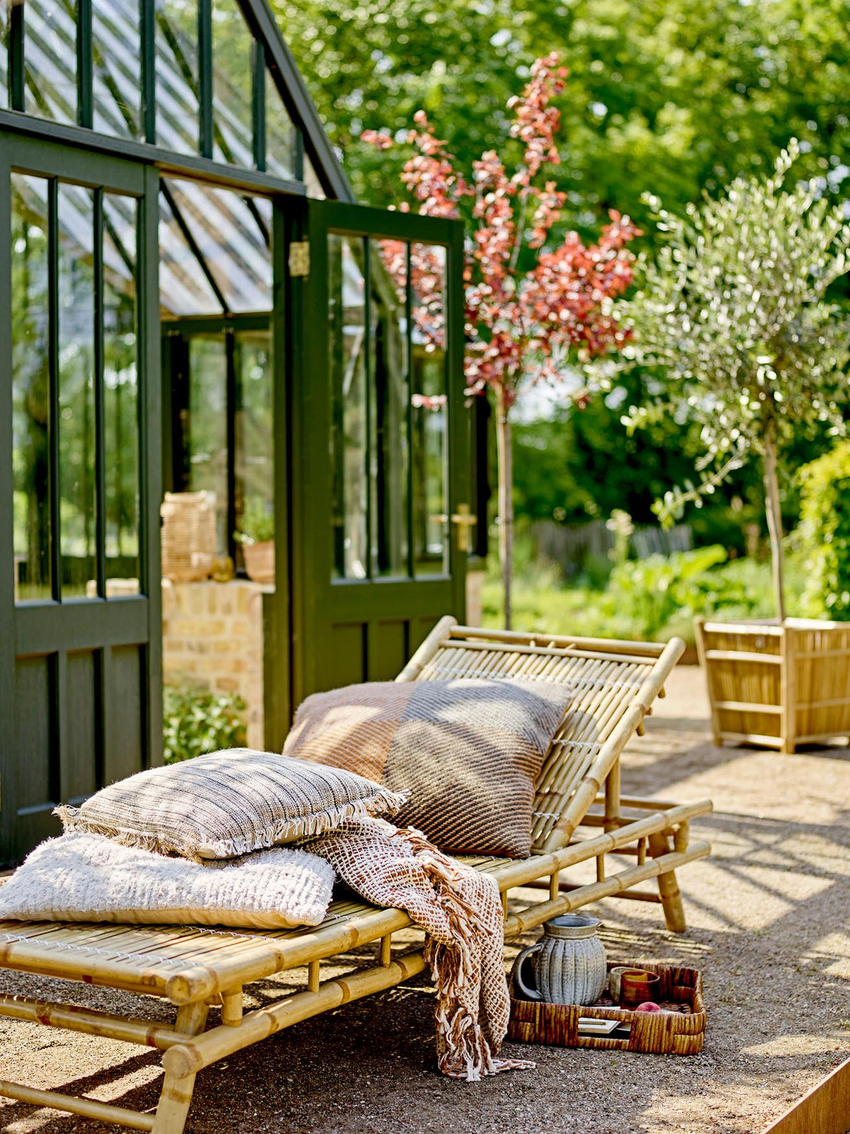 Sole Tagesbett, Natur, Bambus in Natur präsentiert im Onlineshop von KAQTU Design AG. Liegestuhl ist von Bloomingville