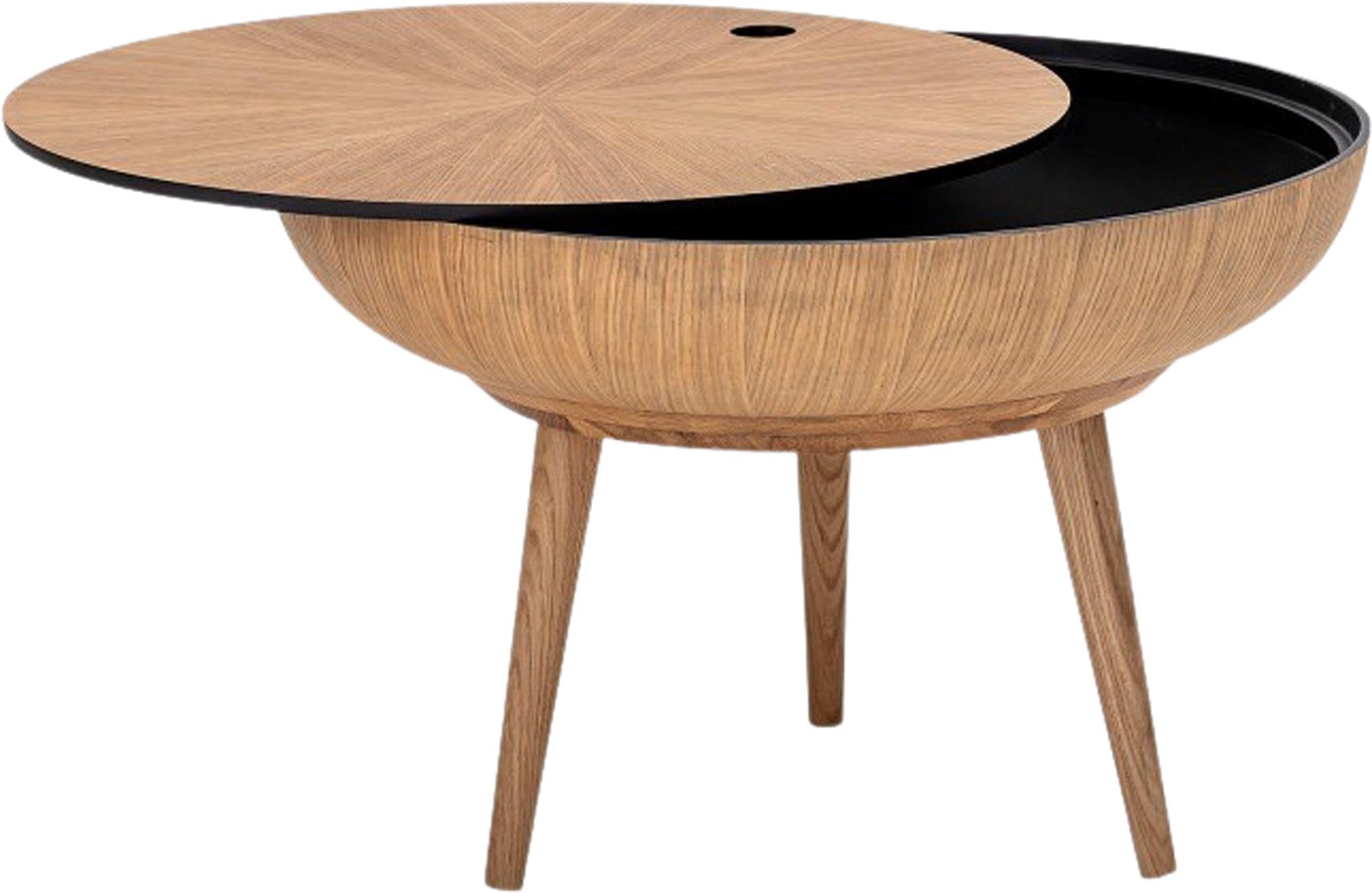 Eleganter Couchtisch Ronda aus Eichenholz von Bloomingville, natürliches Design, ideal für moderne und gemütliche Wohnräume.